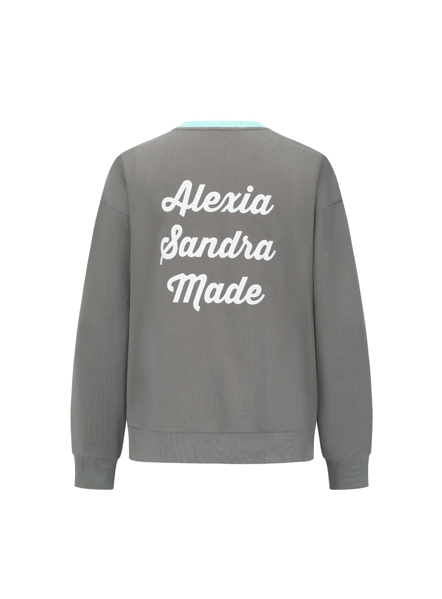 Alexia Sandra Grey Figured Strawberry Sweatshirt | MADA IN CHINA