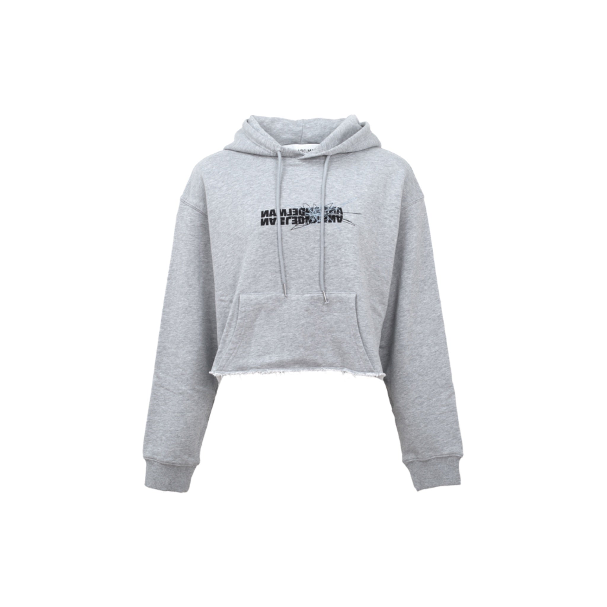 ANN ANDELMAN Grey Reflection Logo Sweatshirt | MADA IN CHINA