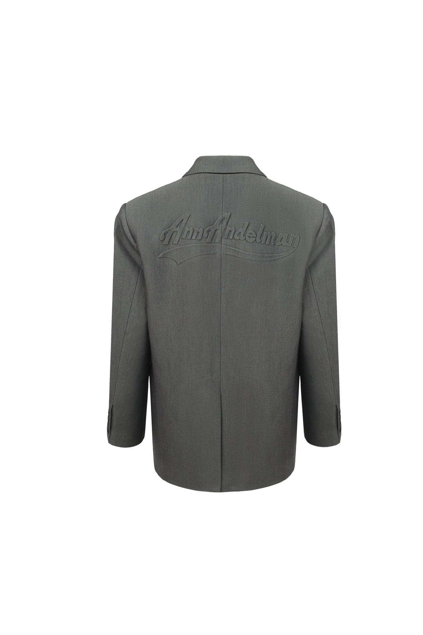 ANN ANDELMAN Grey Single-button Blazer | MADA IN CHINA