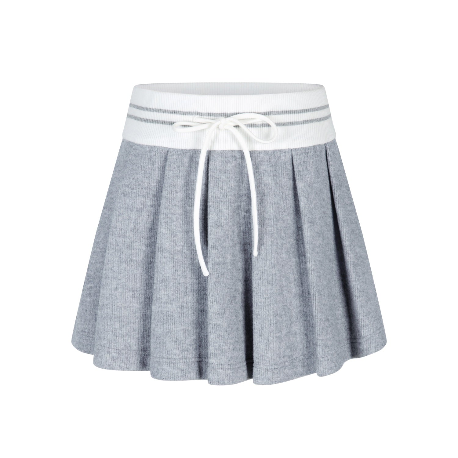 HERLIAN Grey Tennis Pleated Skirt | MADA IN CHINA