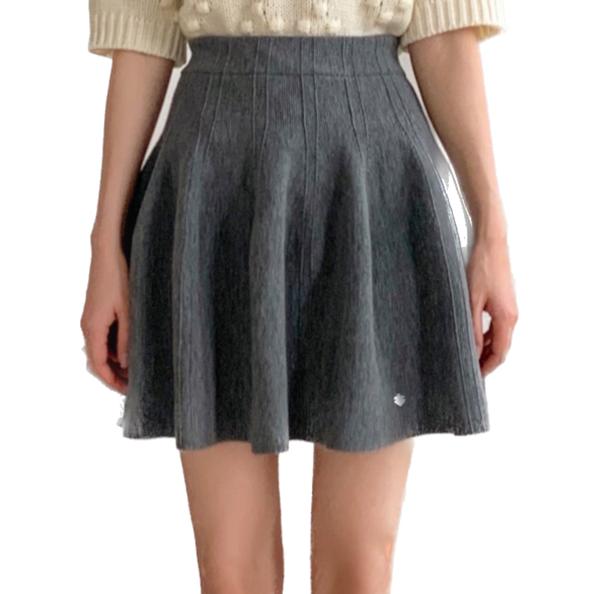 SOMESOWE Grey Umbrella Shape Skirt | MADA IN CHINA