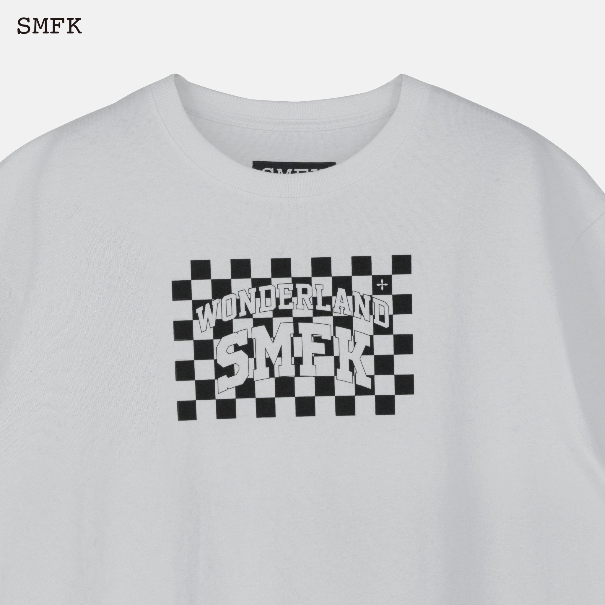 SMFK Grid Black And White Tee | MADA IN CHINA