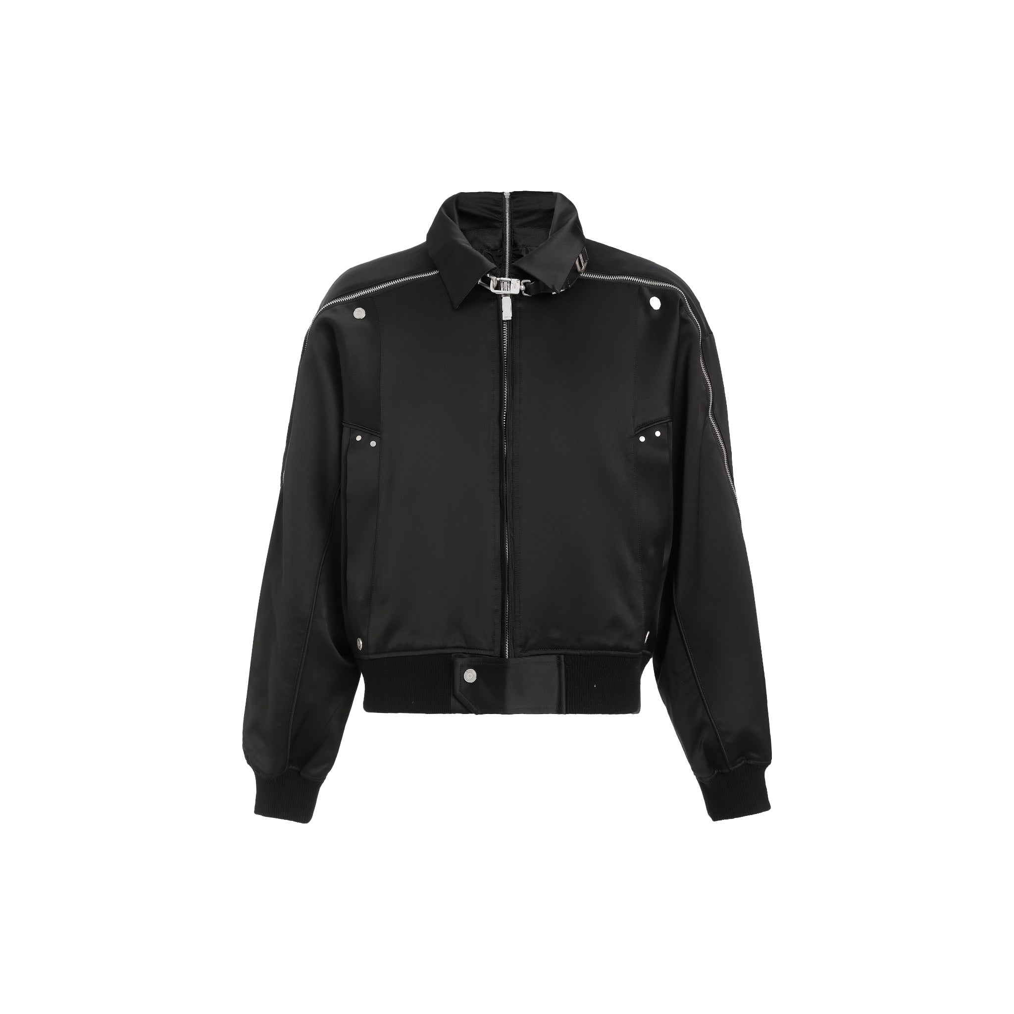 C2H4 Intervein Zipper Bomber Jacket | MADA IN CHINA