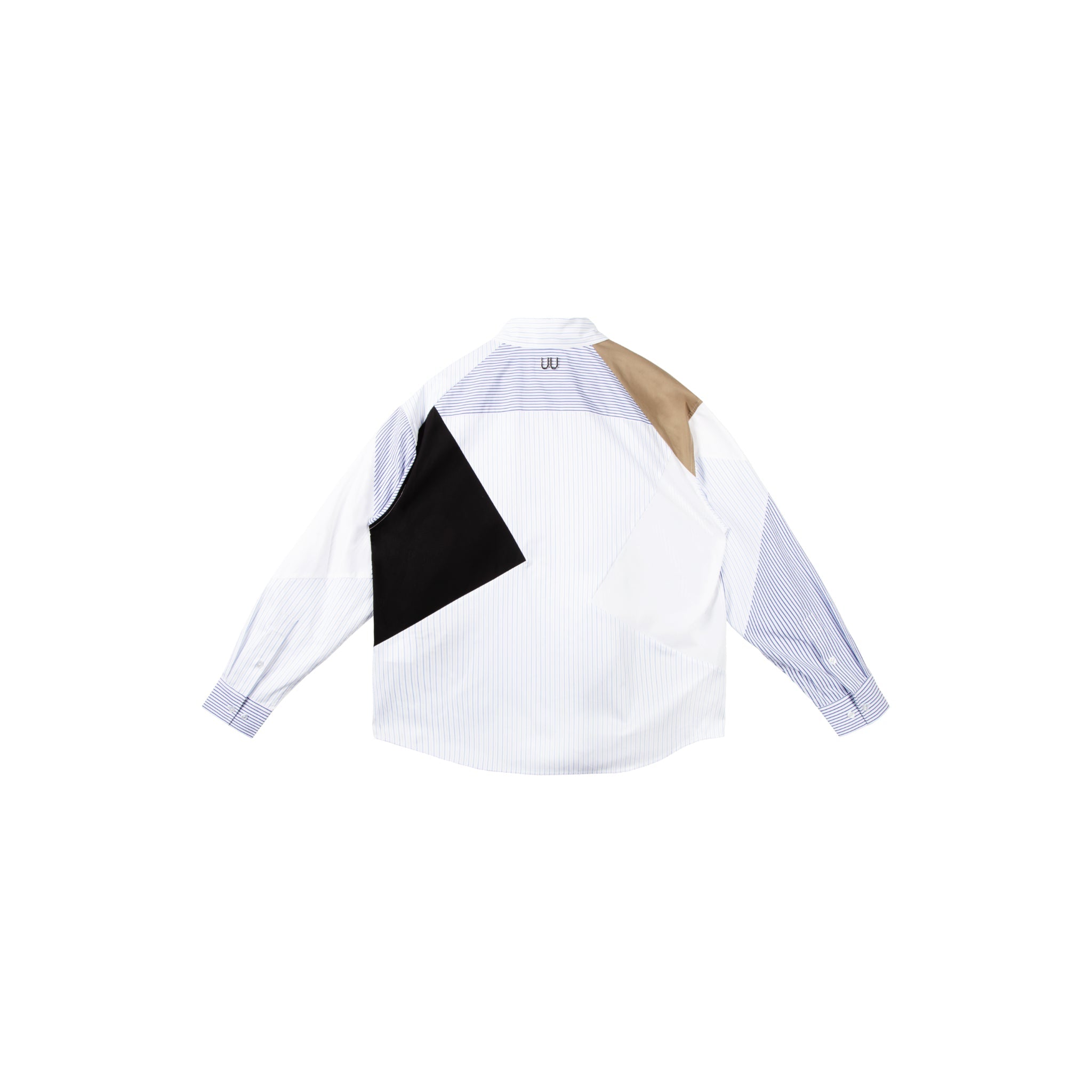 UNAWARES Irregular Geometric Stitching Long-sleeved Sshirt | MADA IN CHINA