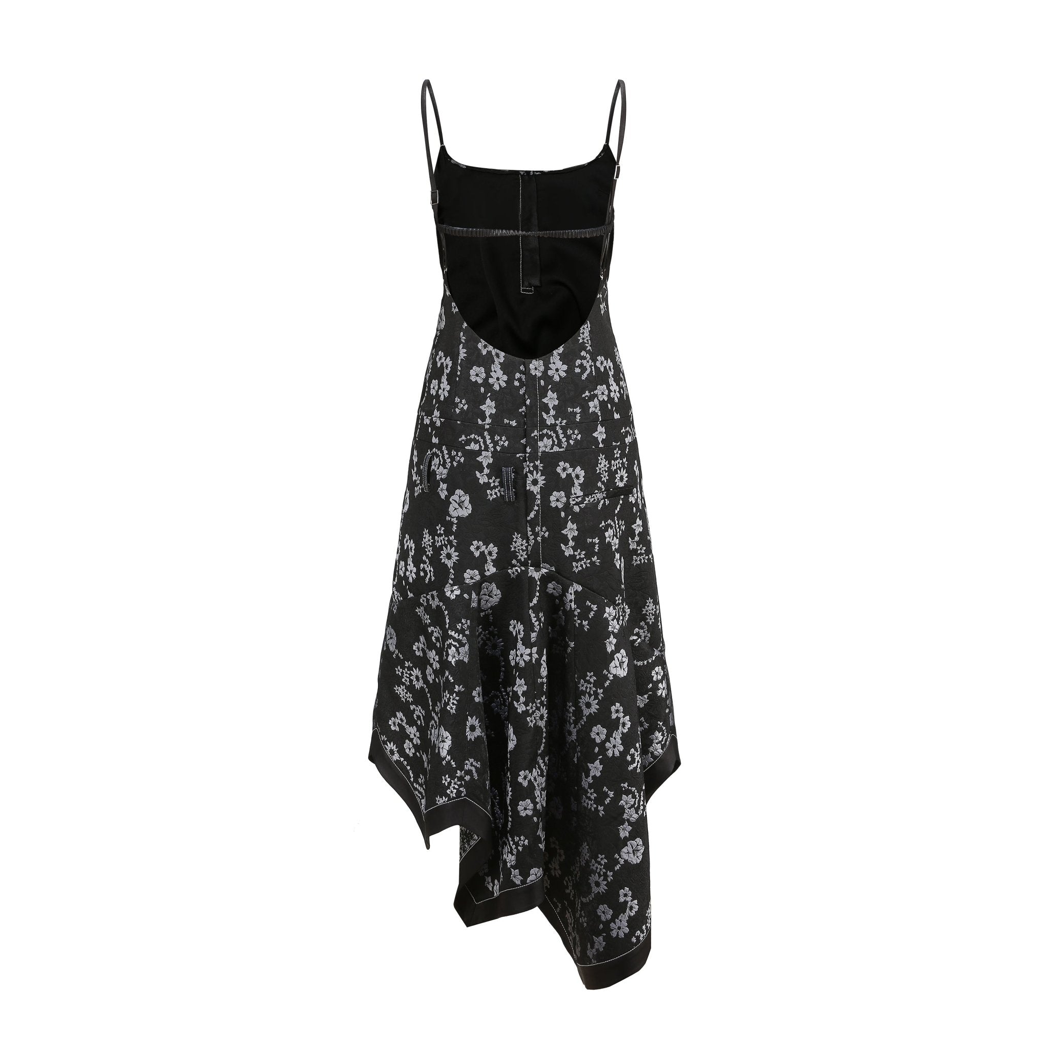 CPLUS SERIES Jacquard Scarf Slip Dress | MADA IN CHINA