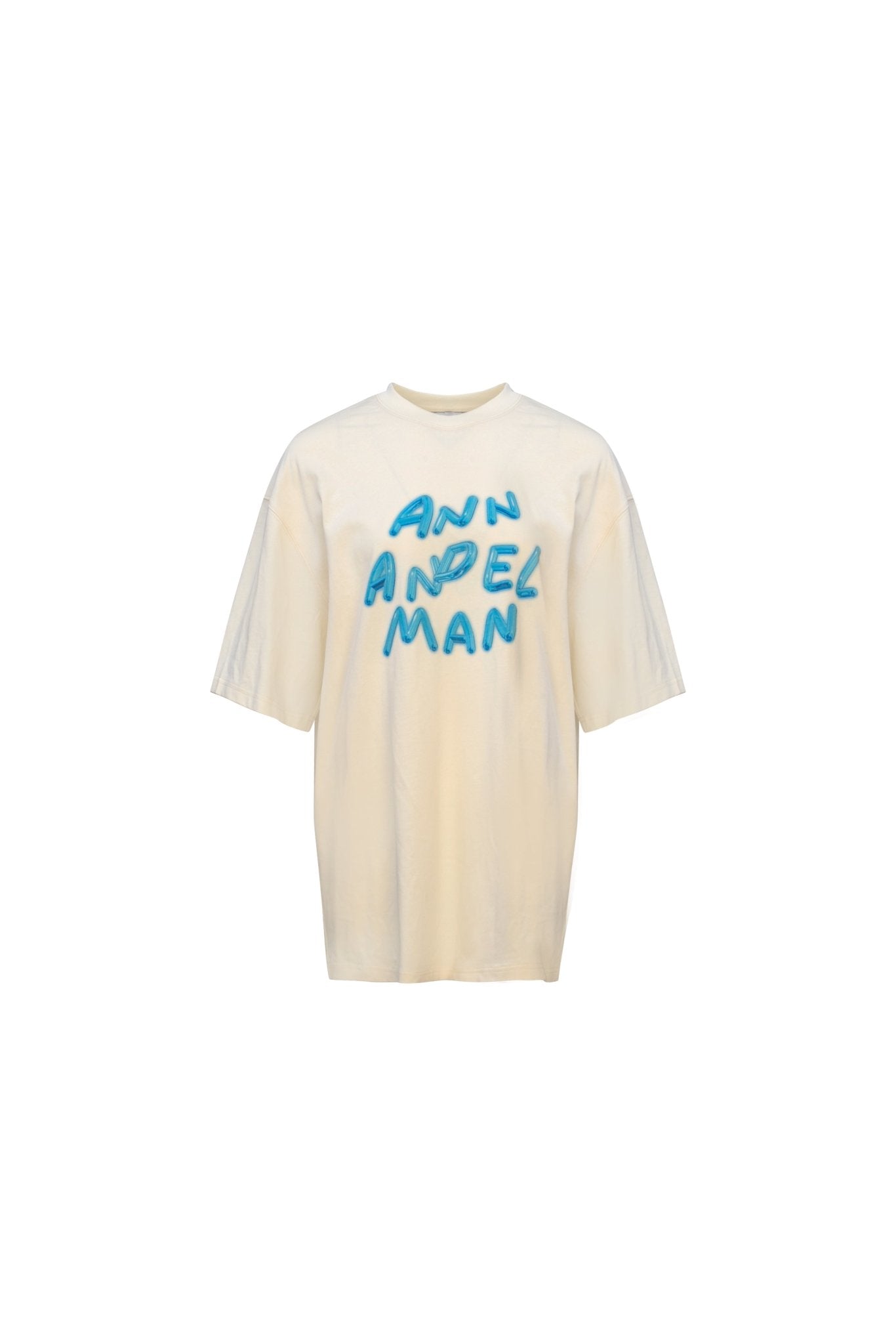 ANN ANDELMAN Jelly Letter T-shirt Beige | MADA IN CHINA