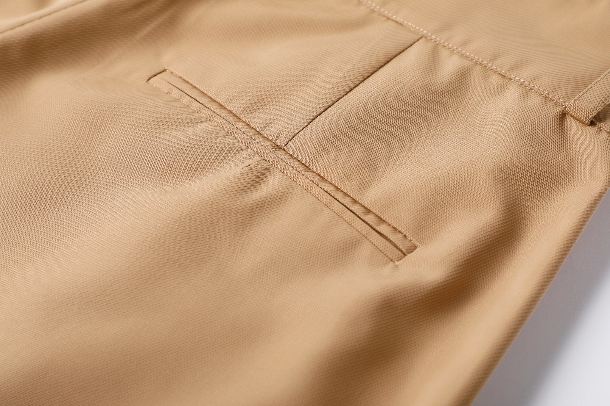 GROUP THERAPY Khaki Nylon Shorts | MADA IN CHINA