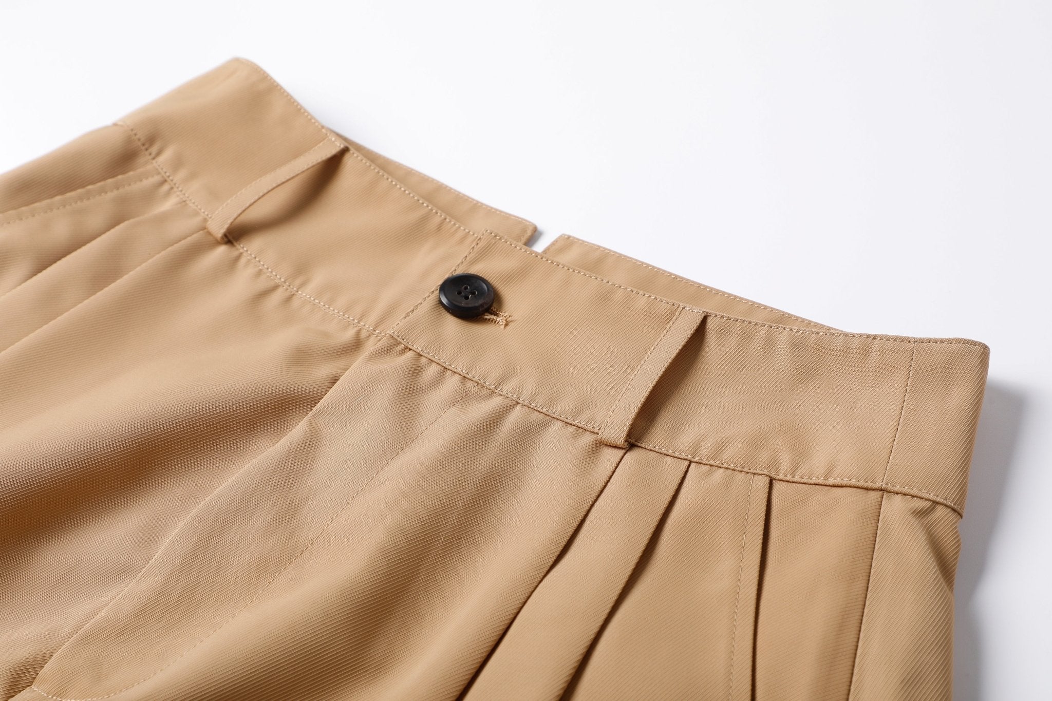 GROUP THERAPY Khaki Nylon Shorts | MADA IN CHINA