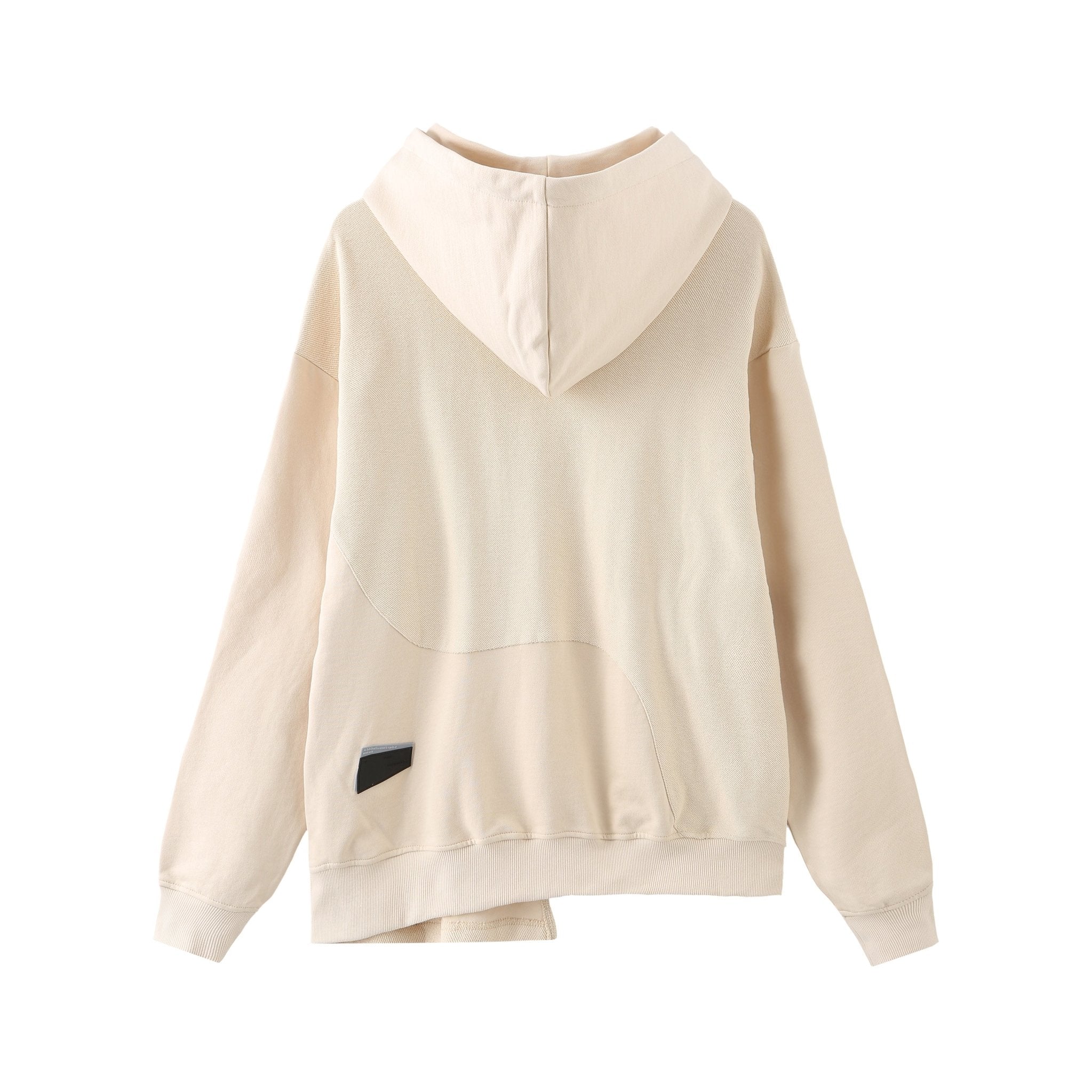 ROARINGWILD Khaki Reverse Patchwork Hoodie | MADA IN CHINA