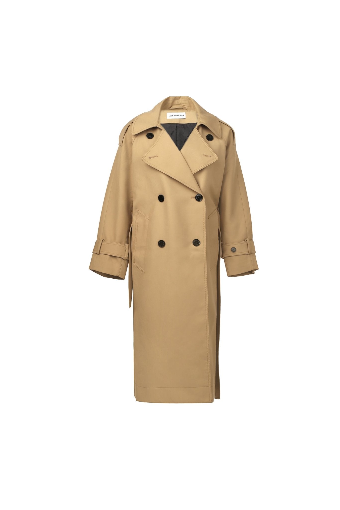 ANN ANDELMAN Khaki Trench Coat | MADA IN CHINA