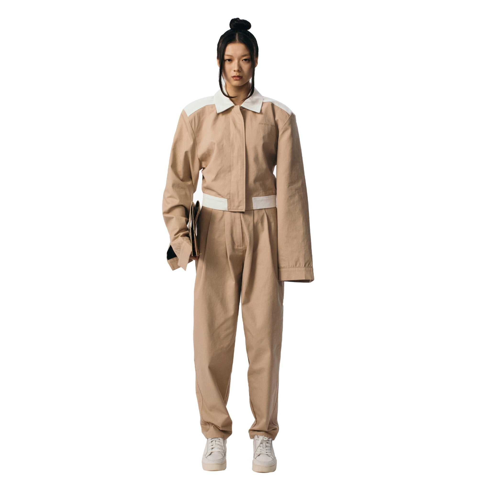 ANN ANDELMAN Khaki Work Jacket | MADA IN CHINA