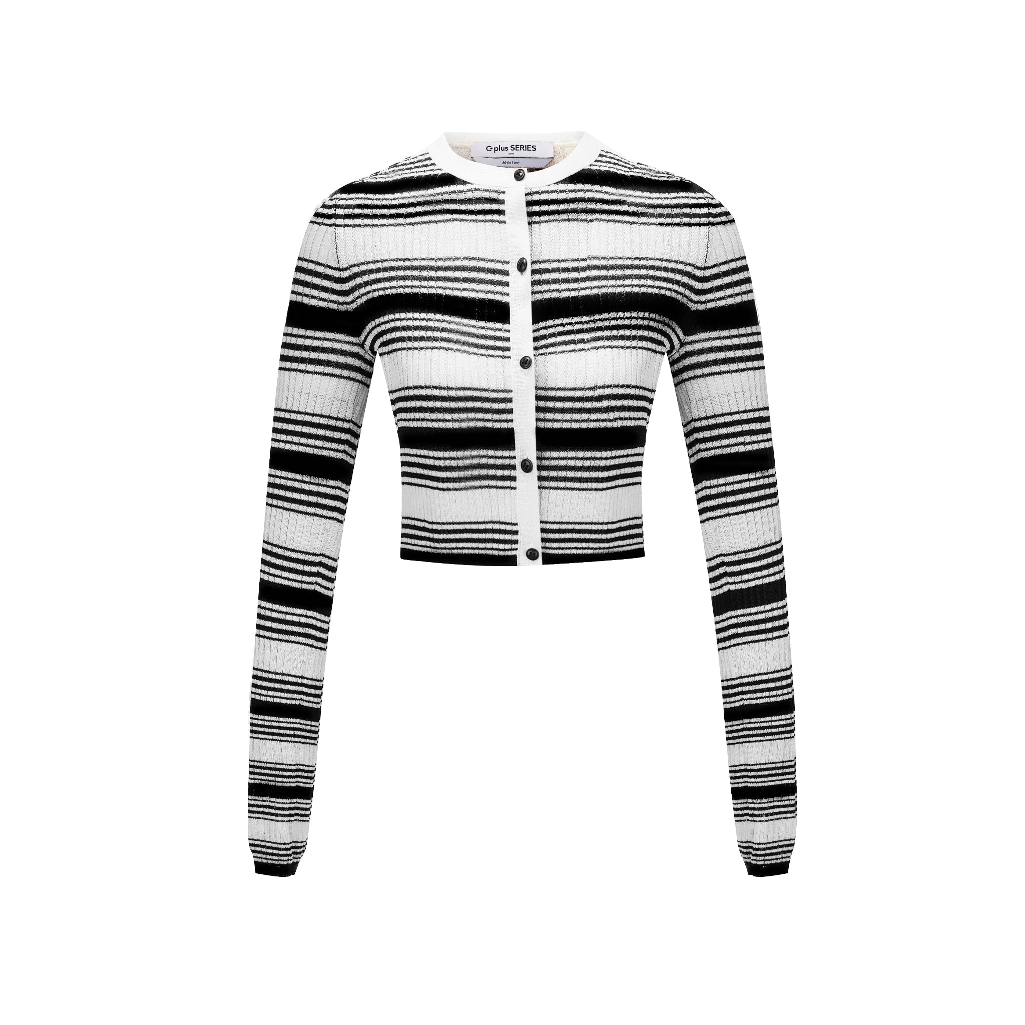 CPLUS SERIES Knit stripe cardigan | MADA IN CHINA