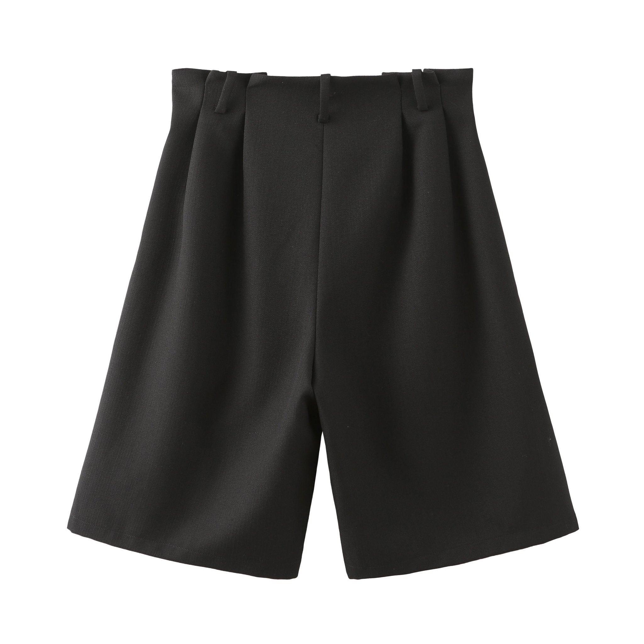 ROARINGWILD Lady Pleat Woolen Shorts | MADA IN CHINA