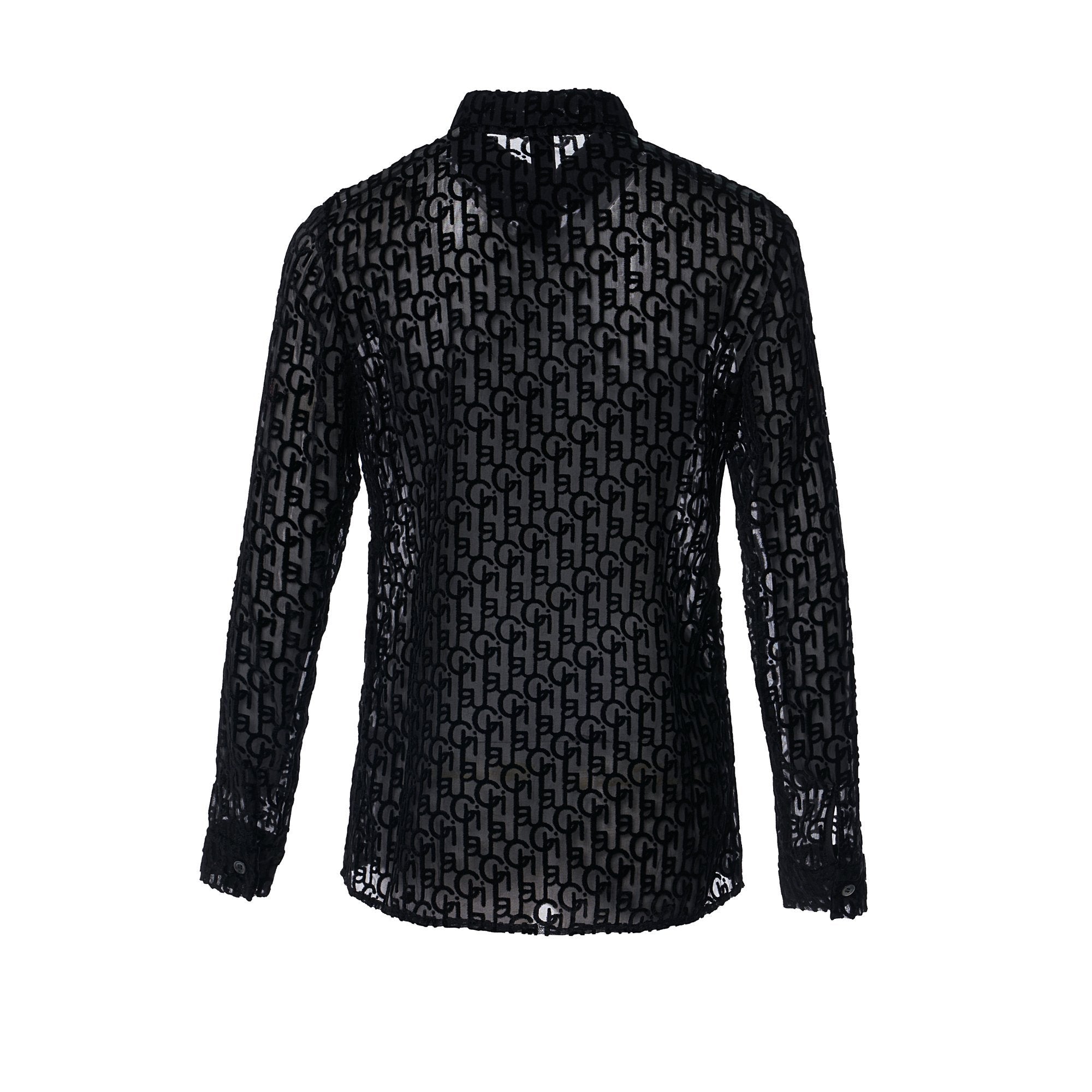 Laurence & Chico Laulau Chichi Black Silk Shirt | MADA IN CHINA