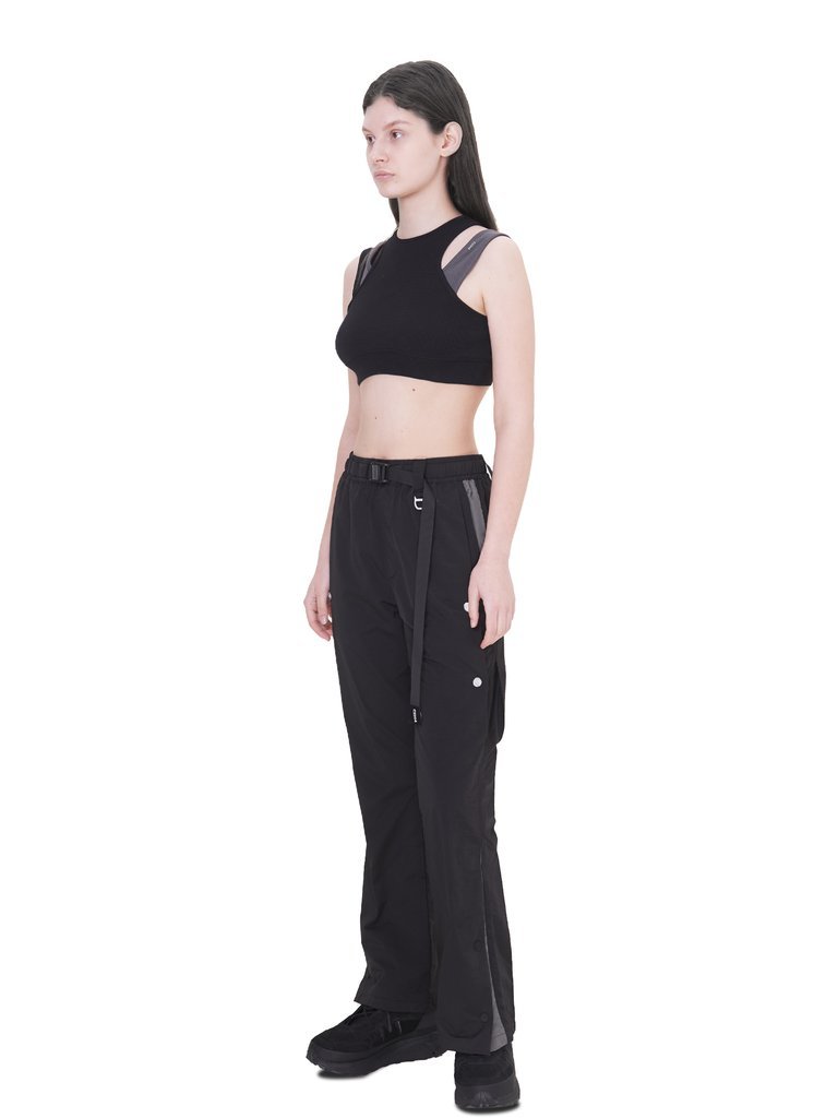 C2H4 Layered Women Sporty Bra Black | MADA IN CHINA