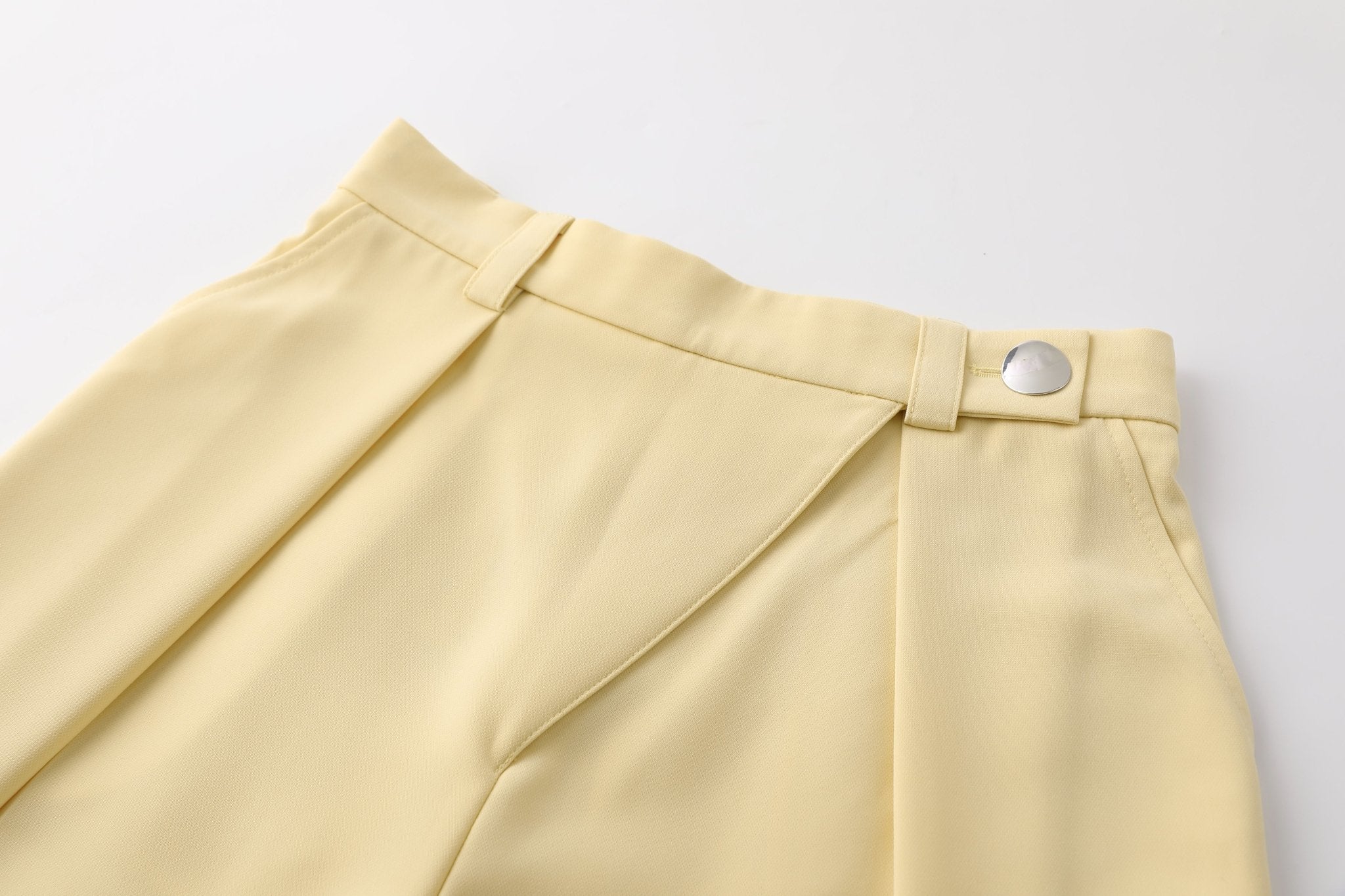 RAY CHU Lemon Overlapped Peekaboo Cut Out Trousers | MADA IN CHINA