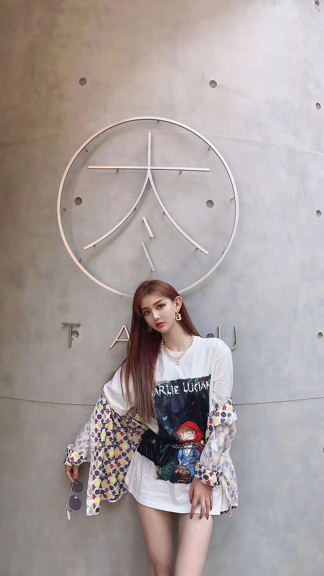 CHARLIE LUCIANO Little Red Riding Hood Print Tee White | MADA IN CHINA