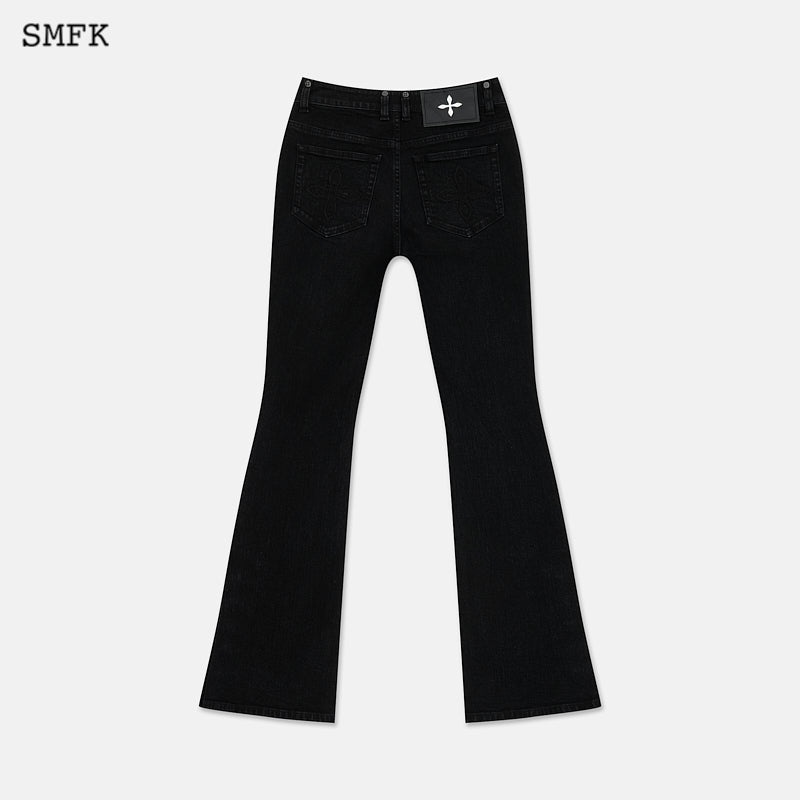 SMFK Mermaid Biker Jeans Black | MADA IN CHINA