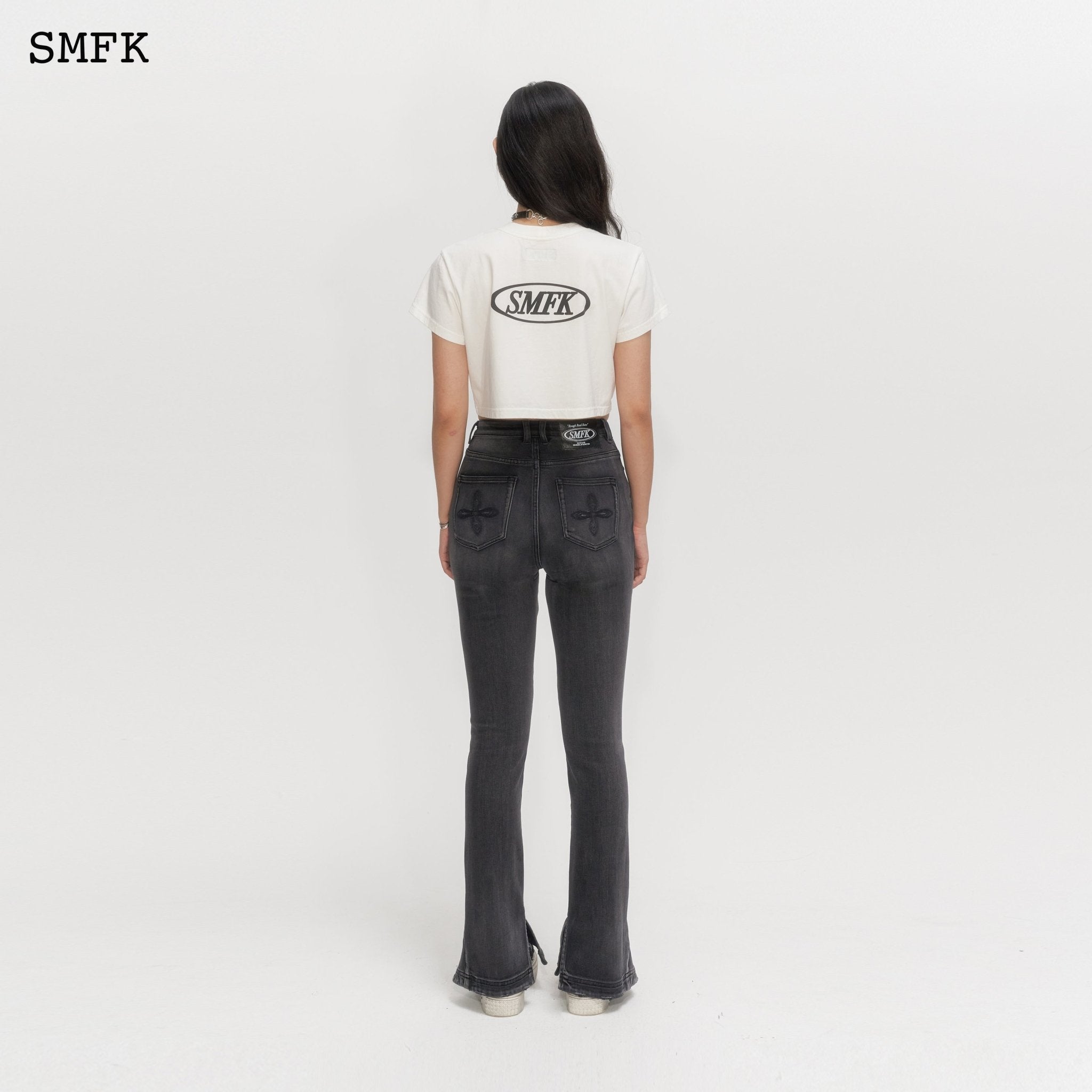 SMFK Mermaid Black Tight Jeans | MADA IN CHINA