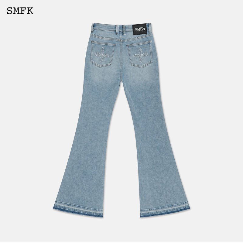 SMFK Mermaid Double Waist Jeans Blue | MADA IN CHINA