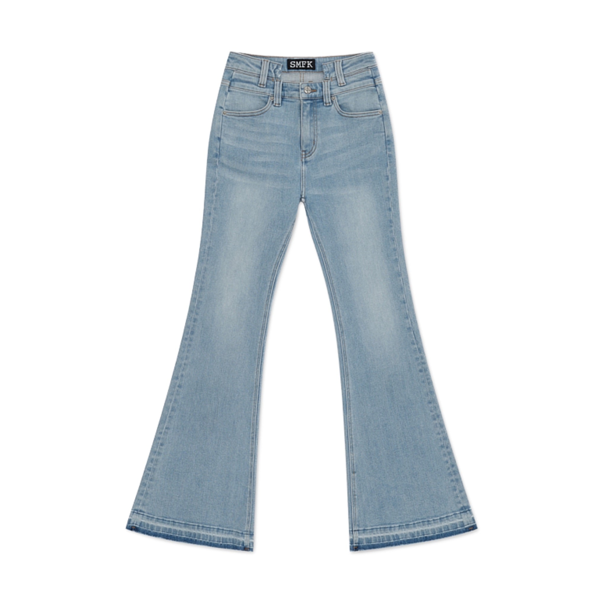 SMFK Mermaid Double Waist Jeans Blue | MADA IN CHINA