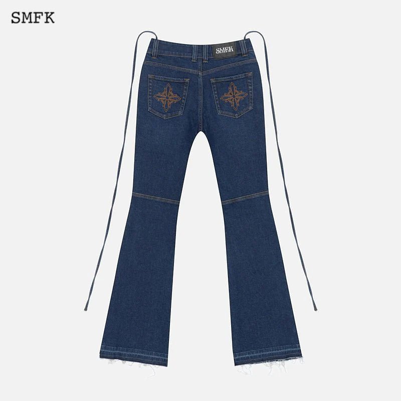 SMFK Mermaid Retro Ballroom Jeans Blue | MADA IN CHINA