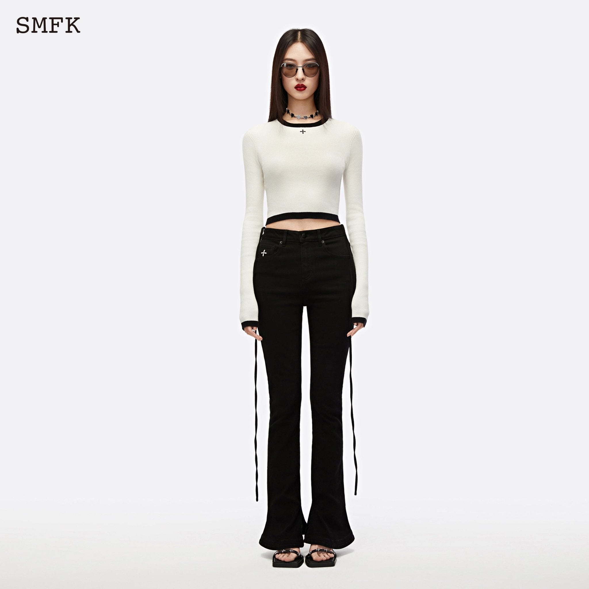 SMFK Mermaid Skinny Jeans Midnight Black | MADA IN CHINA