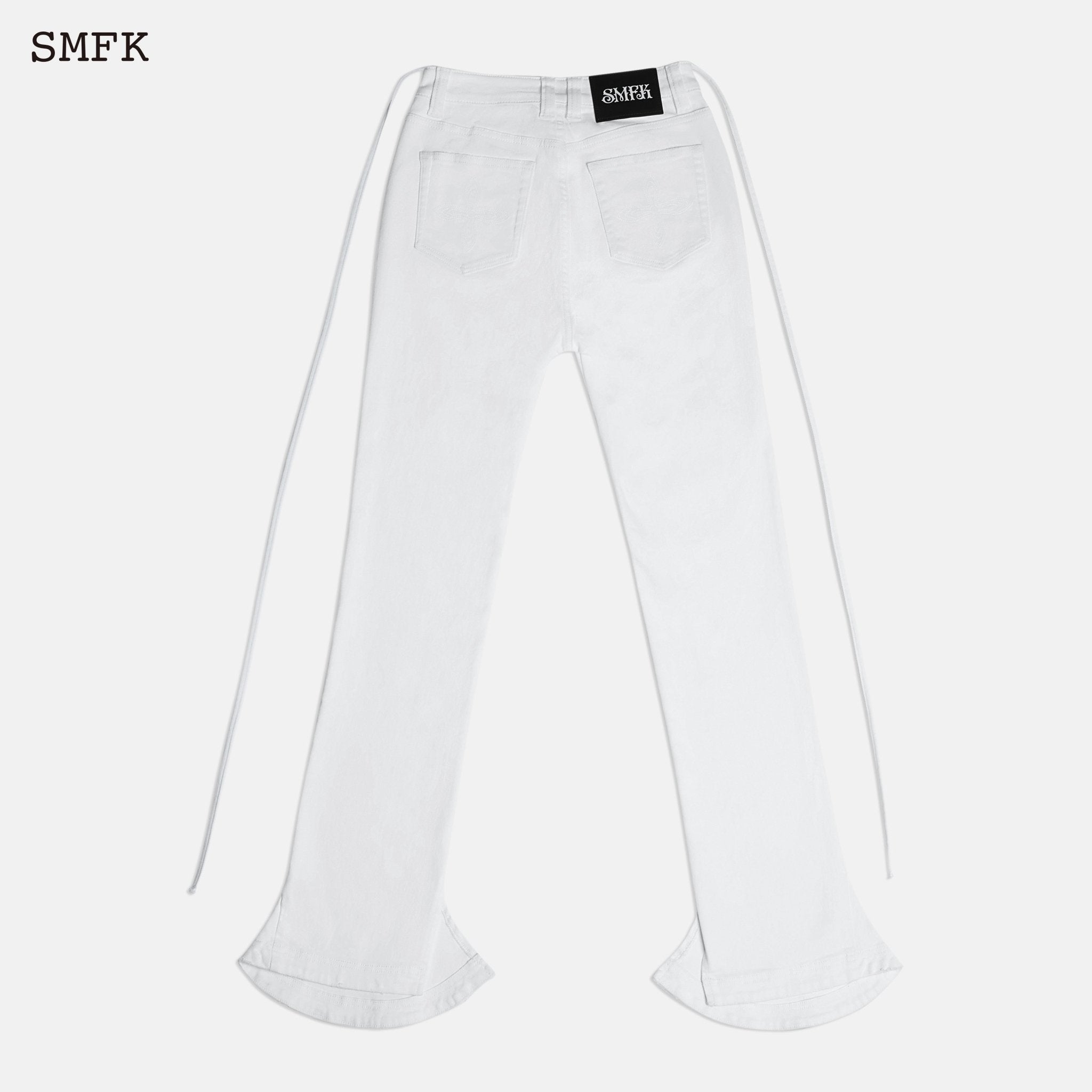 SMFK Mermaid Skinny Jeans Sky White | MADA IN CHINA