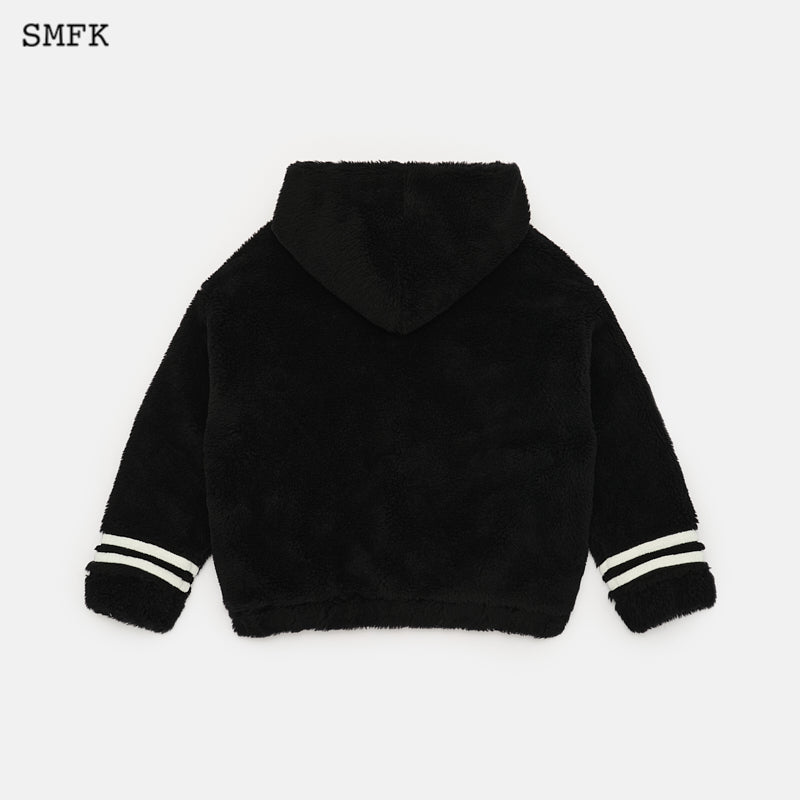 SMFK Midnight Flower Campus Fleece Hoodie | MADA IN CHINA