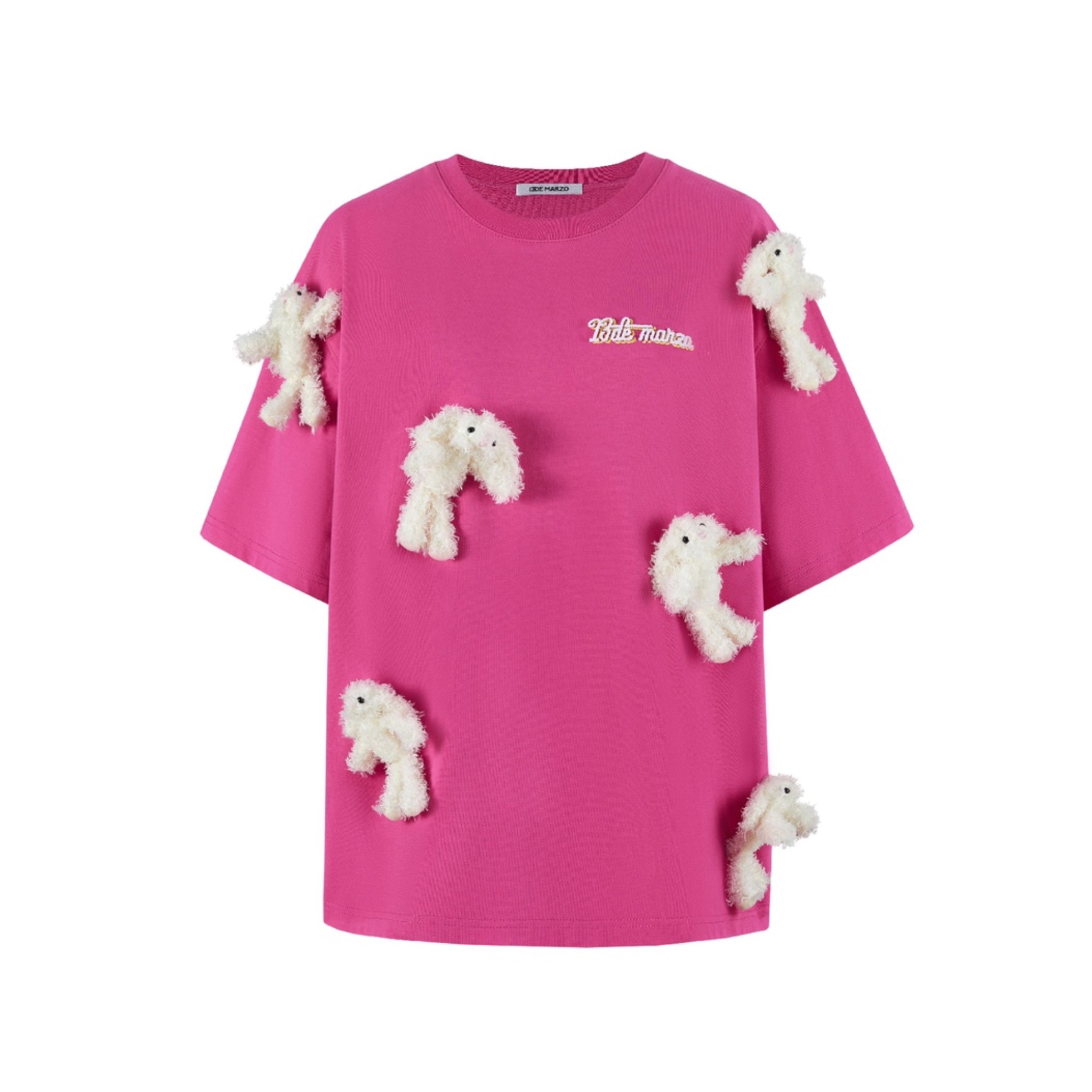 13 DE MARZO Mini Doozoo T-shirt Fuchsia Fedora | MADA IN CHINA