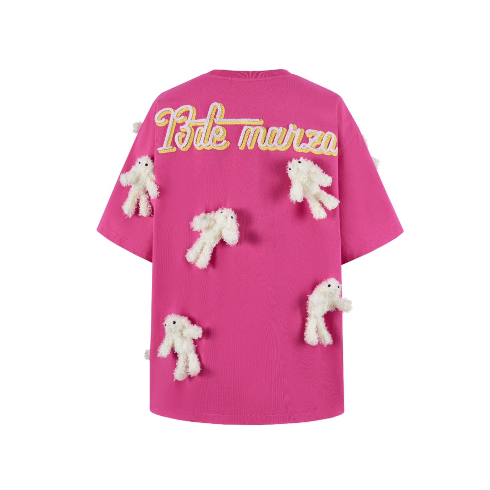 13 DE MARZO Mini Doozoo T-shirt Fuchsia Fedora | MADA IN CHINA