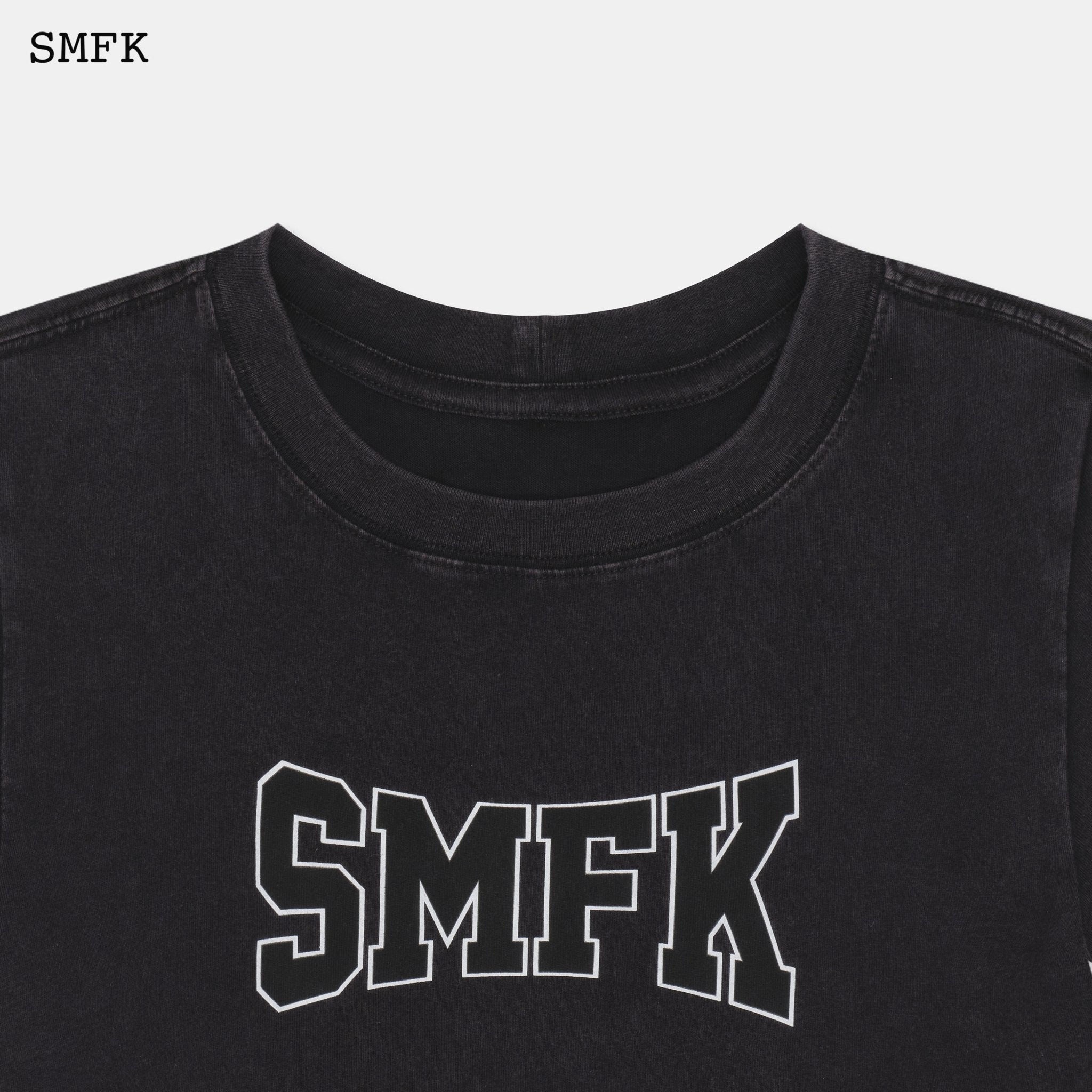 SMFK Model Black Short T-shirt | MADA IN CHINA