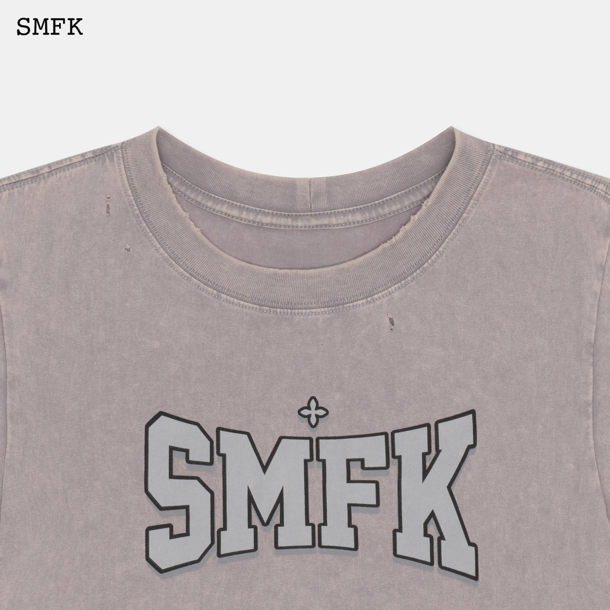 SMFK Model Light Grey Short T-shirt | MADA IN CHINA