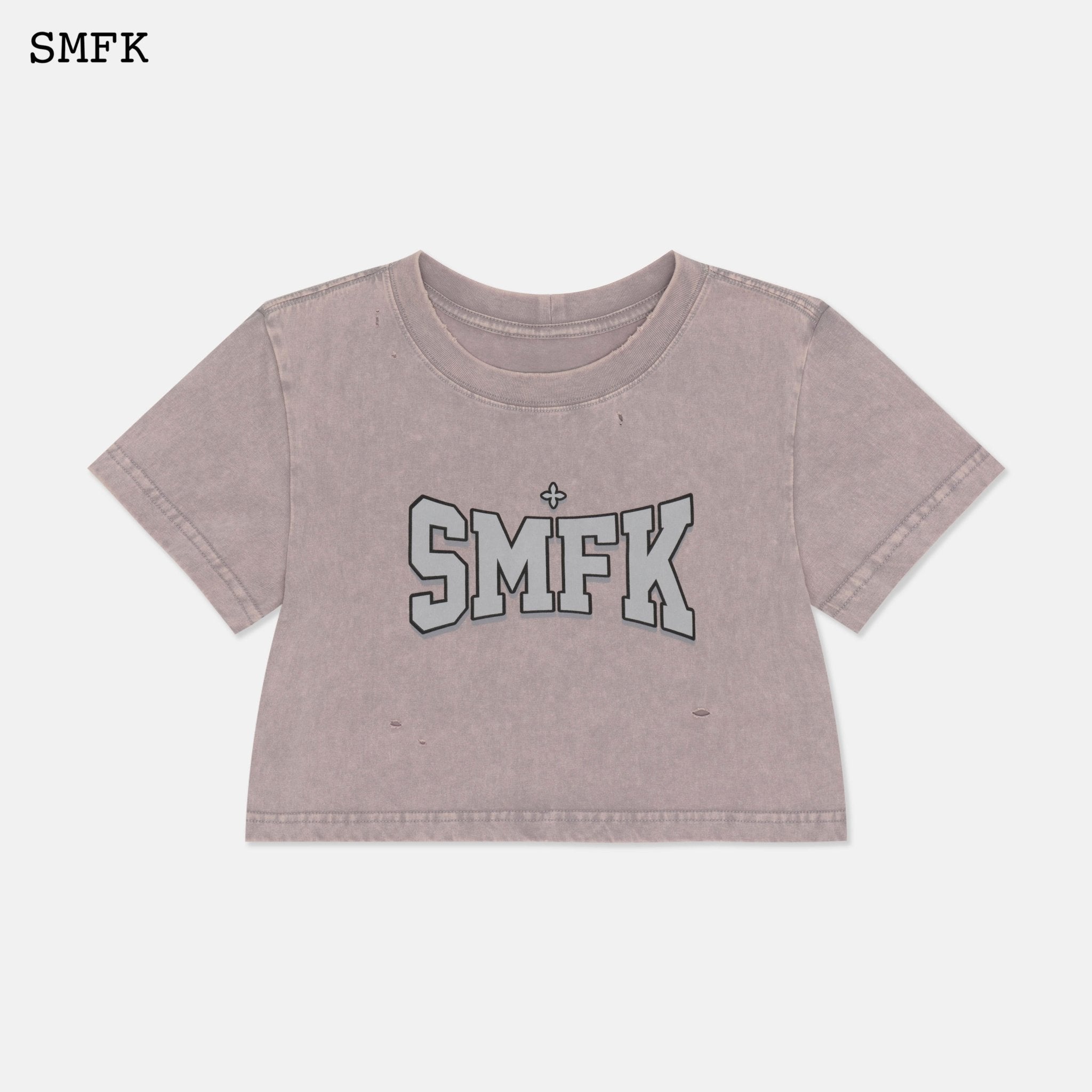 SMFK Model Light Grey Short T-shirt | MADA IN CHINA