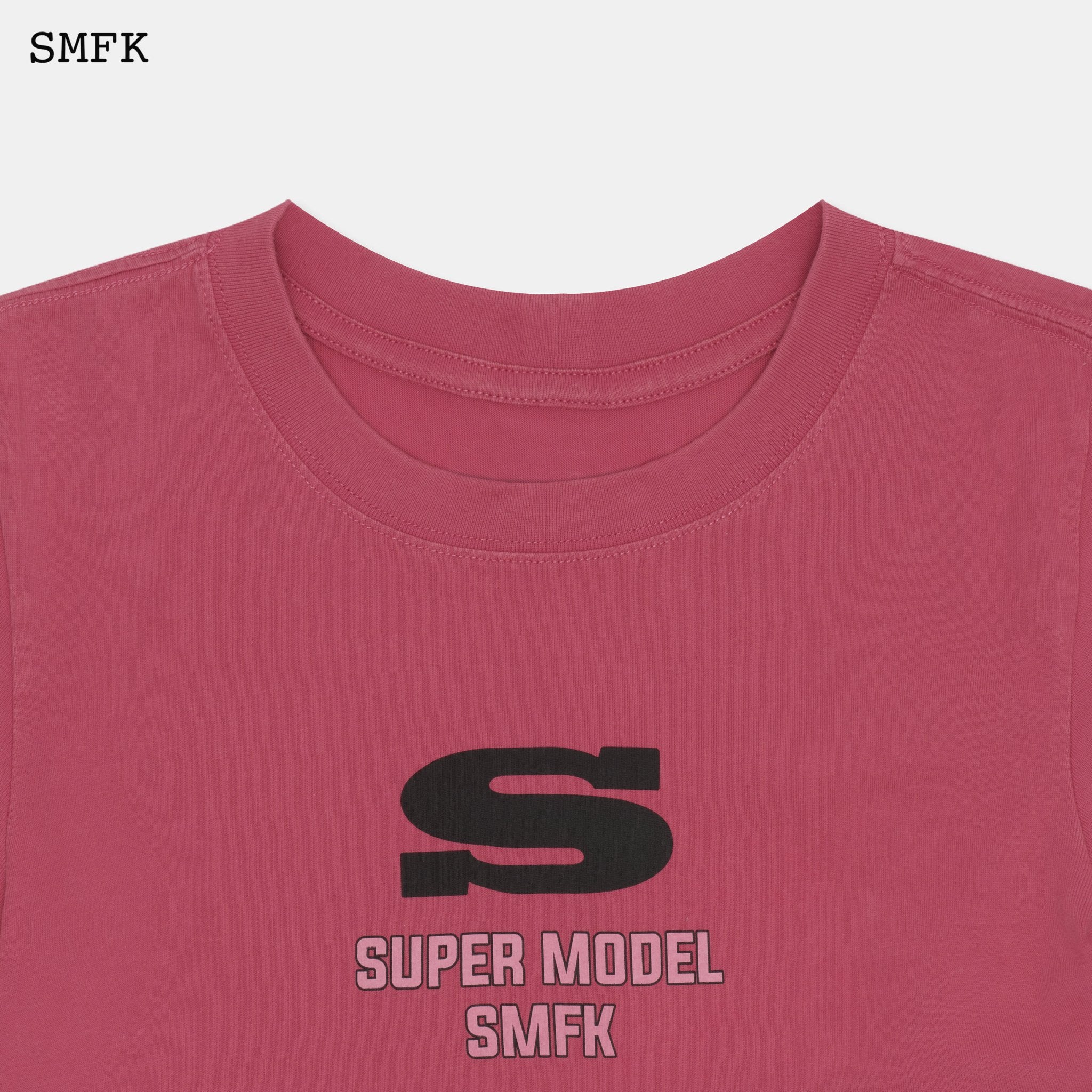 SMFK Model Red Short T-shirt | MADA IN CHINA