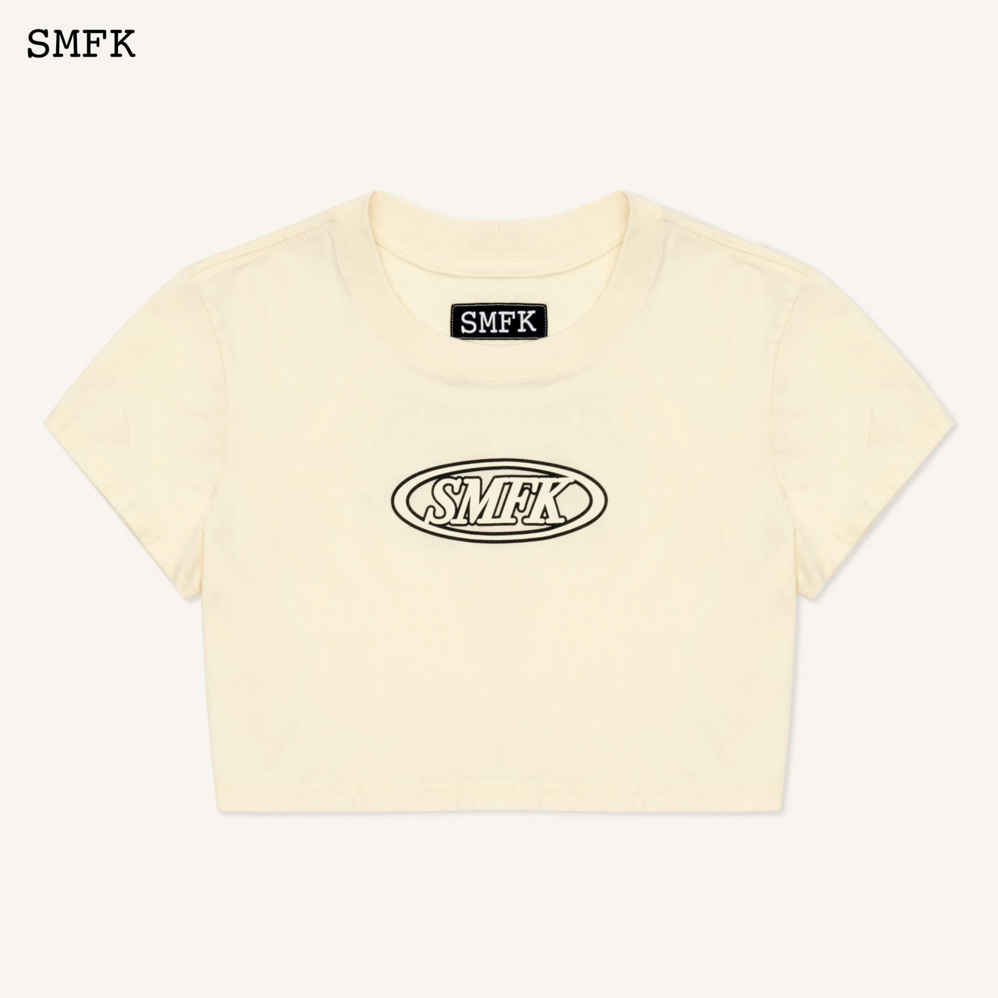 SMFK Model Short Tee In Cream | MADA IN CHINA