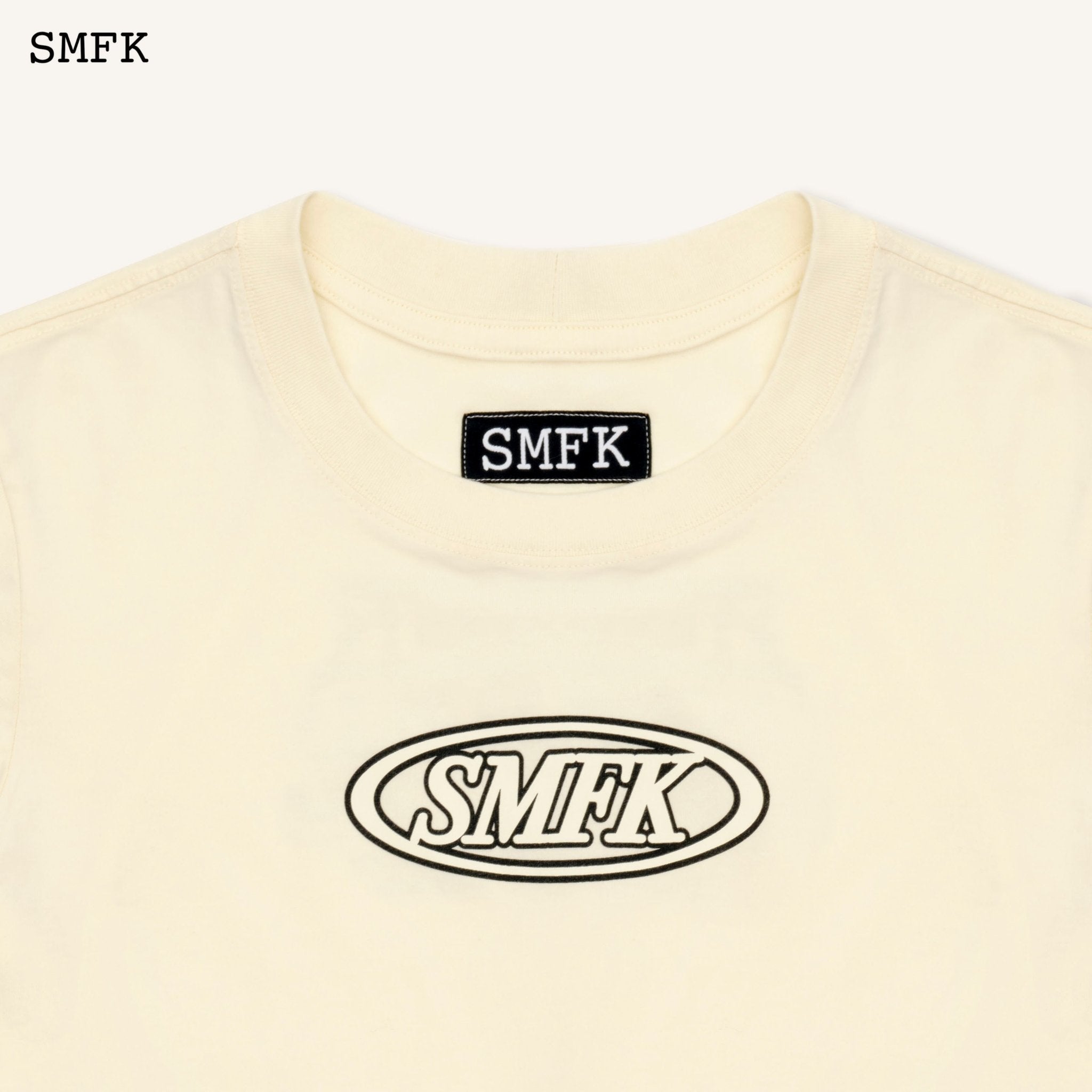 SMFK Model Short Tee In Cream | MADA IN CHINA