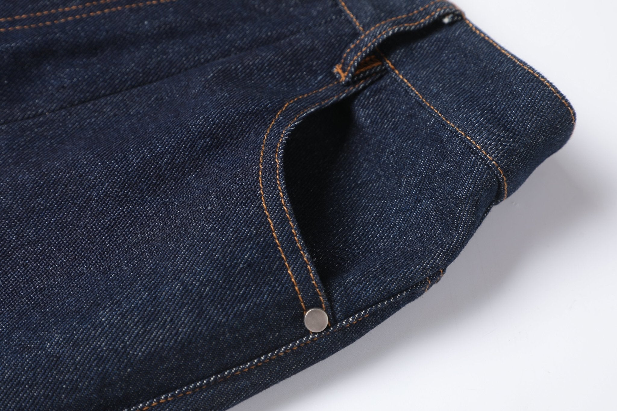 MARK GONG Original Hollow Denim Pants | MADA IN CHINA