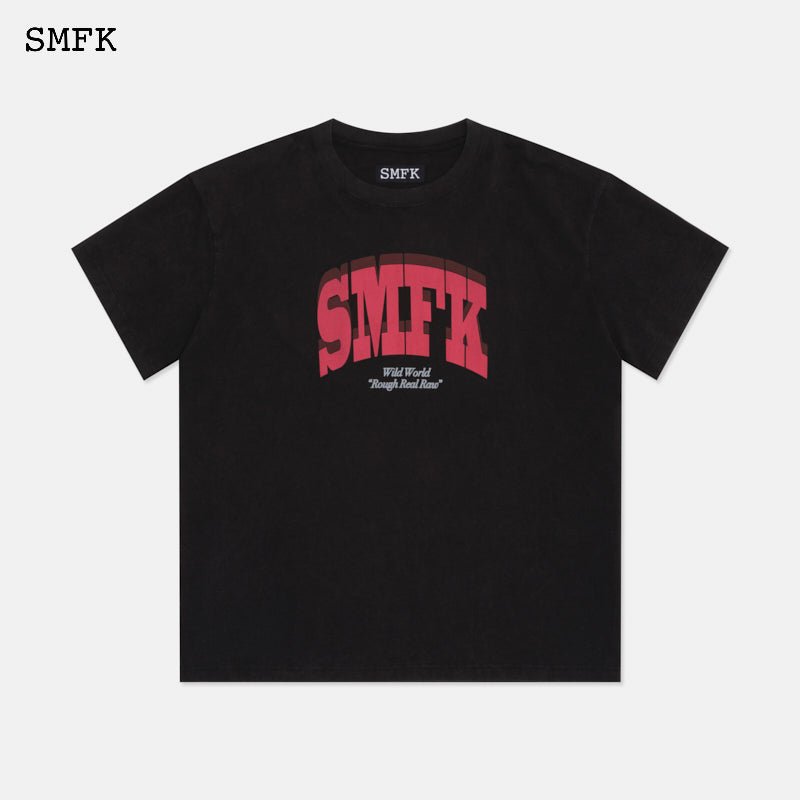 SMFK Oversized Model Black T-shirt | MADA IN CHINA