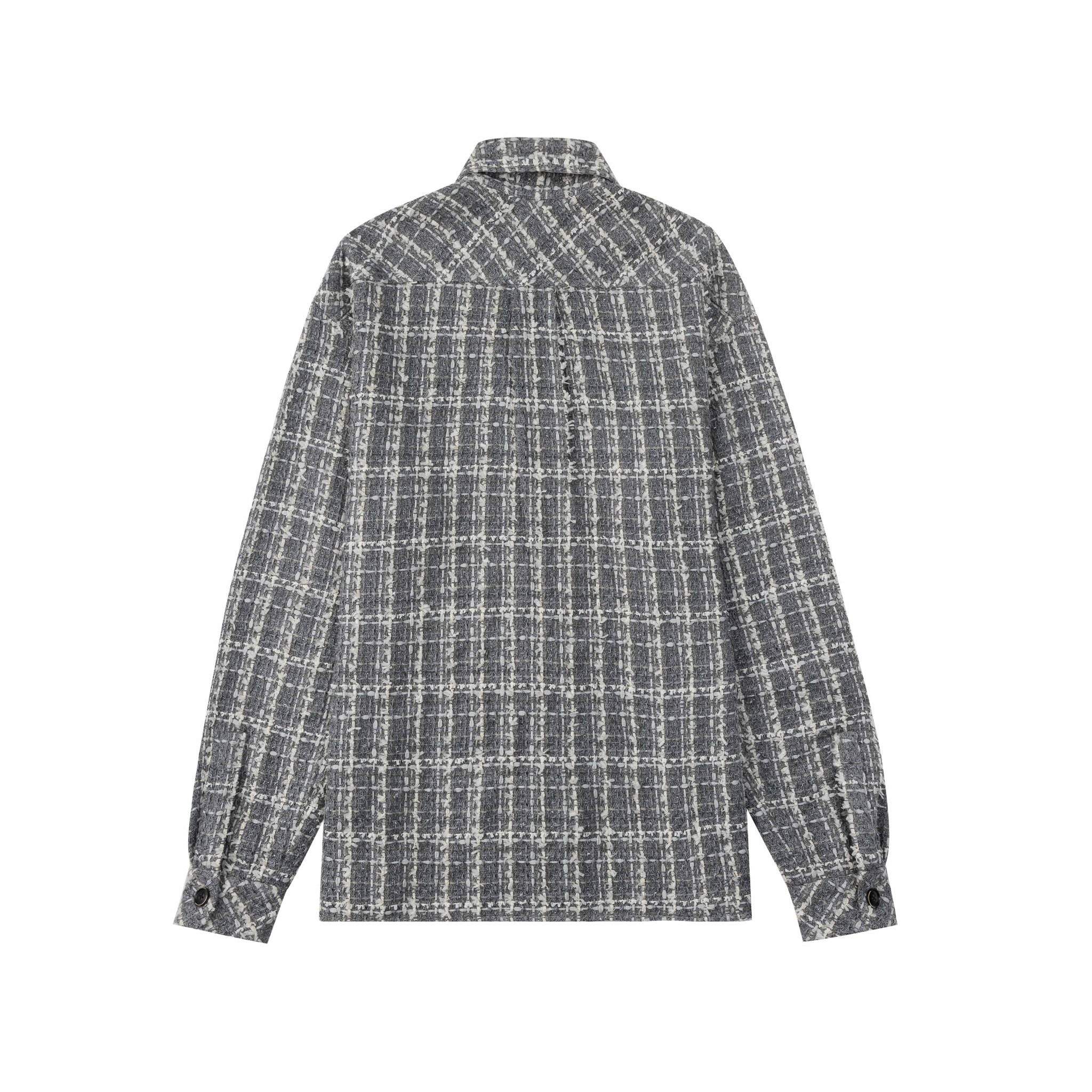 CHARLIE LUCIANO Oversized Shirt Grey | MADA IN CHINA