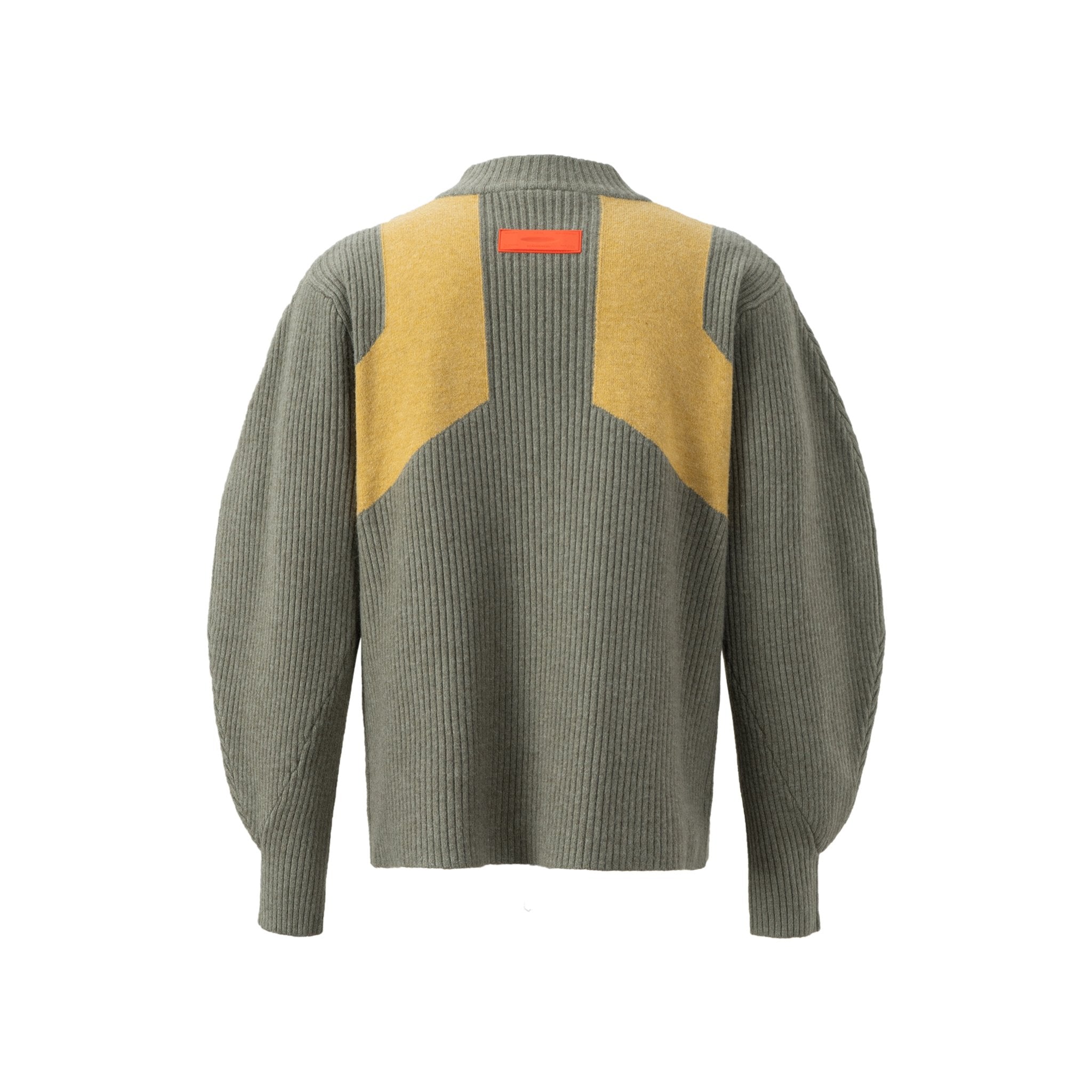 ROARINGWILD Patch Zipper Sweater | MADA IN CHINA