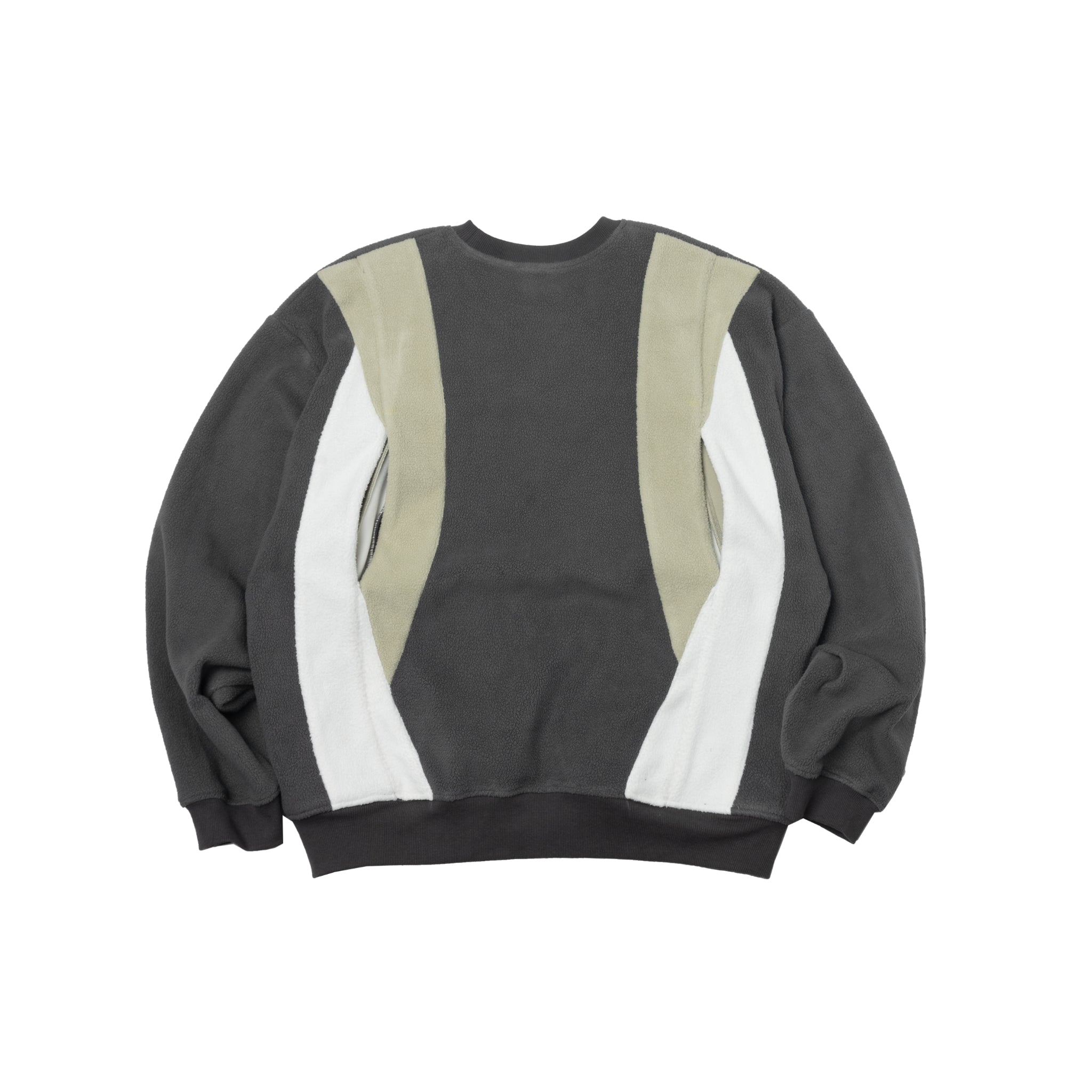 ARCH Patchwork Polar Fleece Sweatershirt | MADA IN CHINA