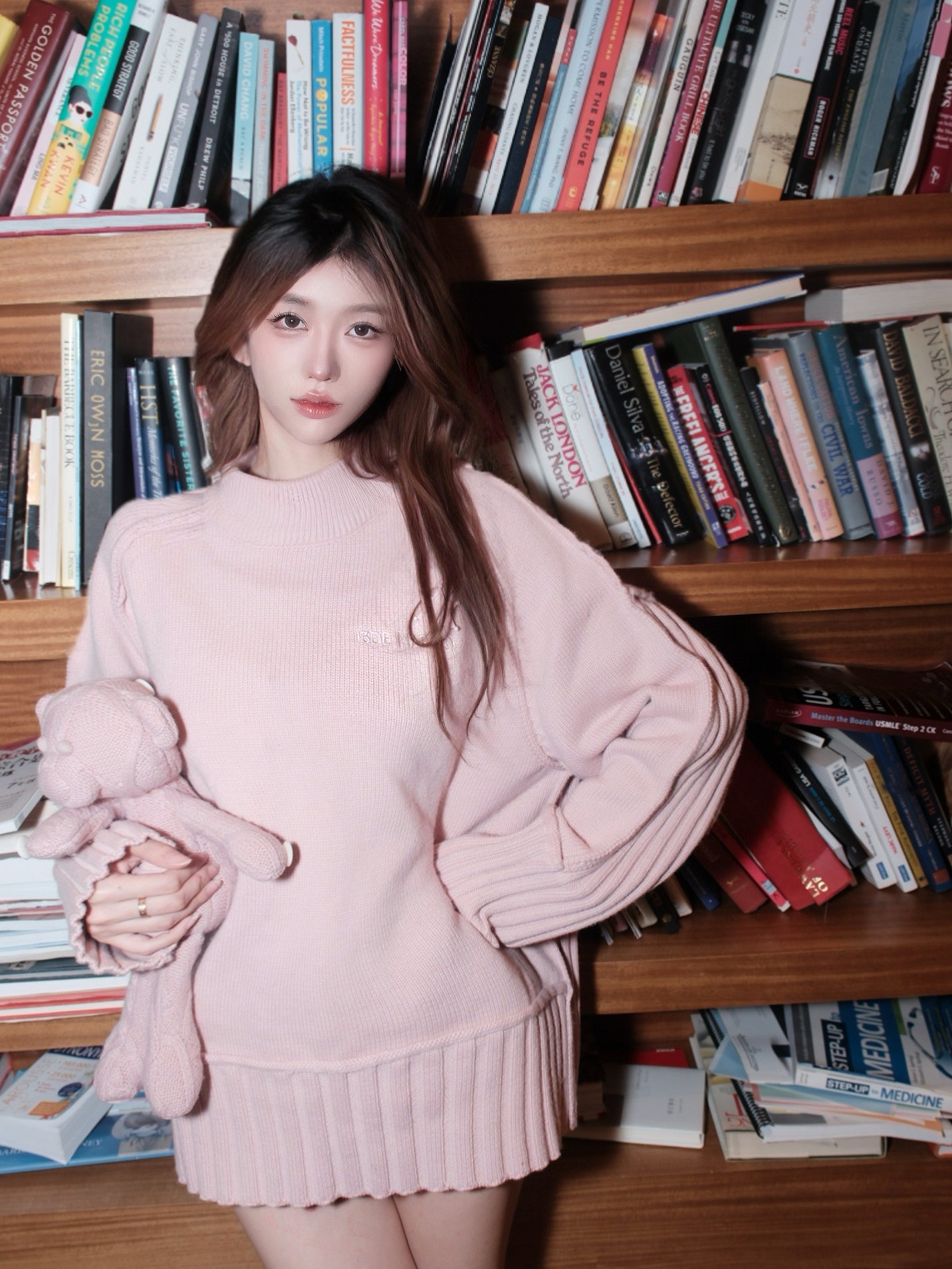 13DE MARZO Pink Bunny Sweater | MADA IN CHINA