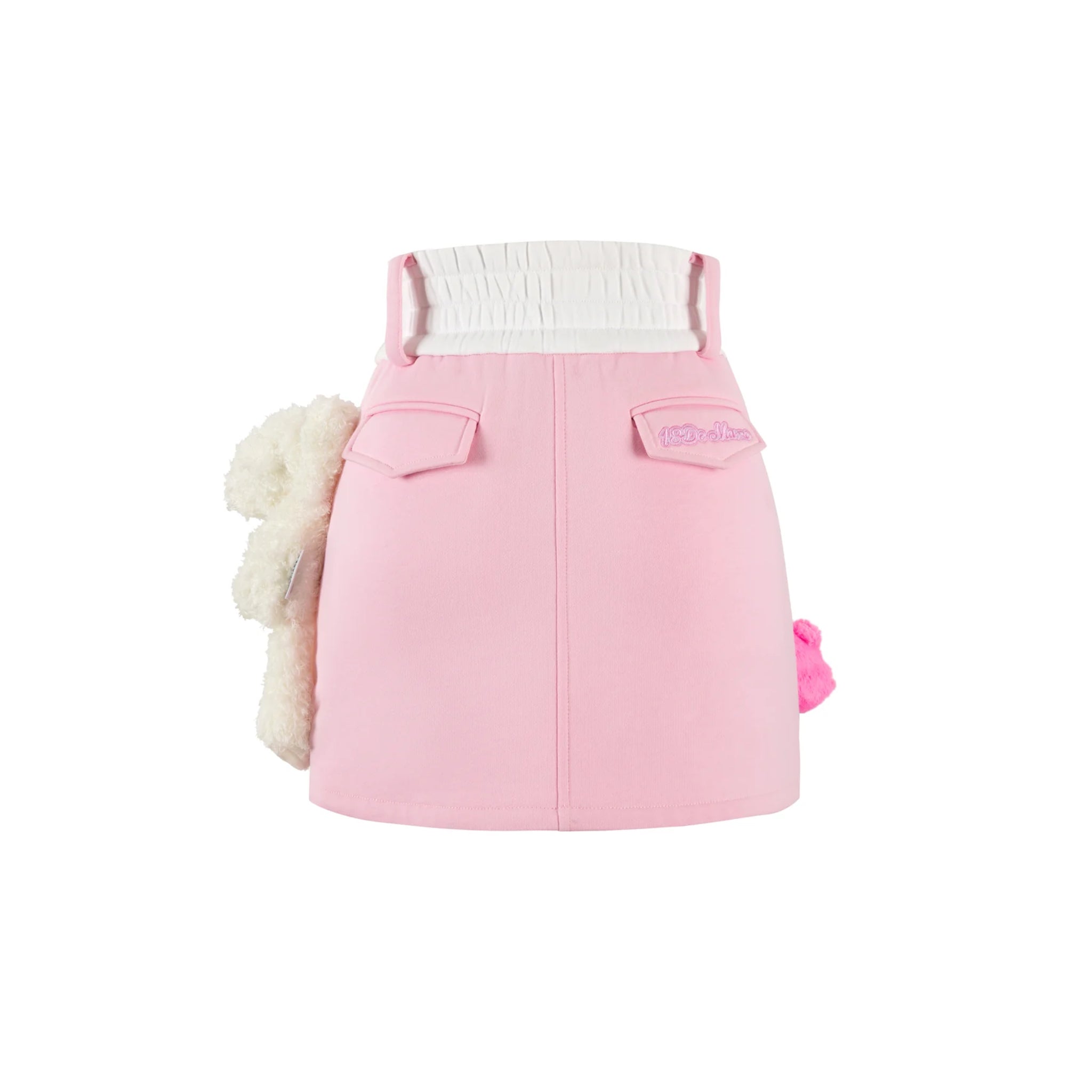 13DE MARZO Pink Care Bears Cotton Zip Dress | MADA IN CHINA