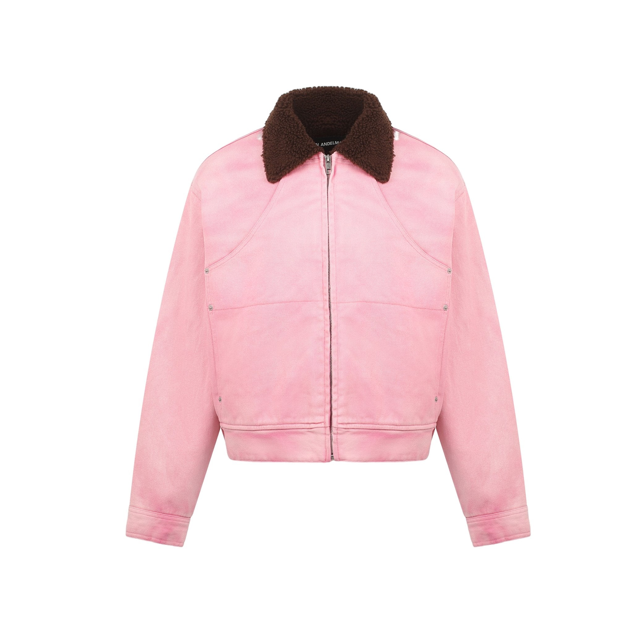 ANN ANDELMAN Pink Denim Jacket | MADA IN CHINA