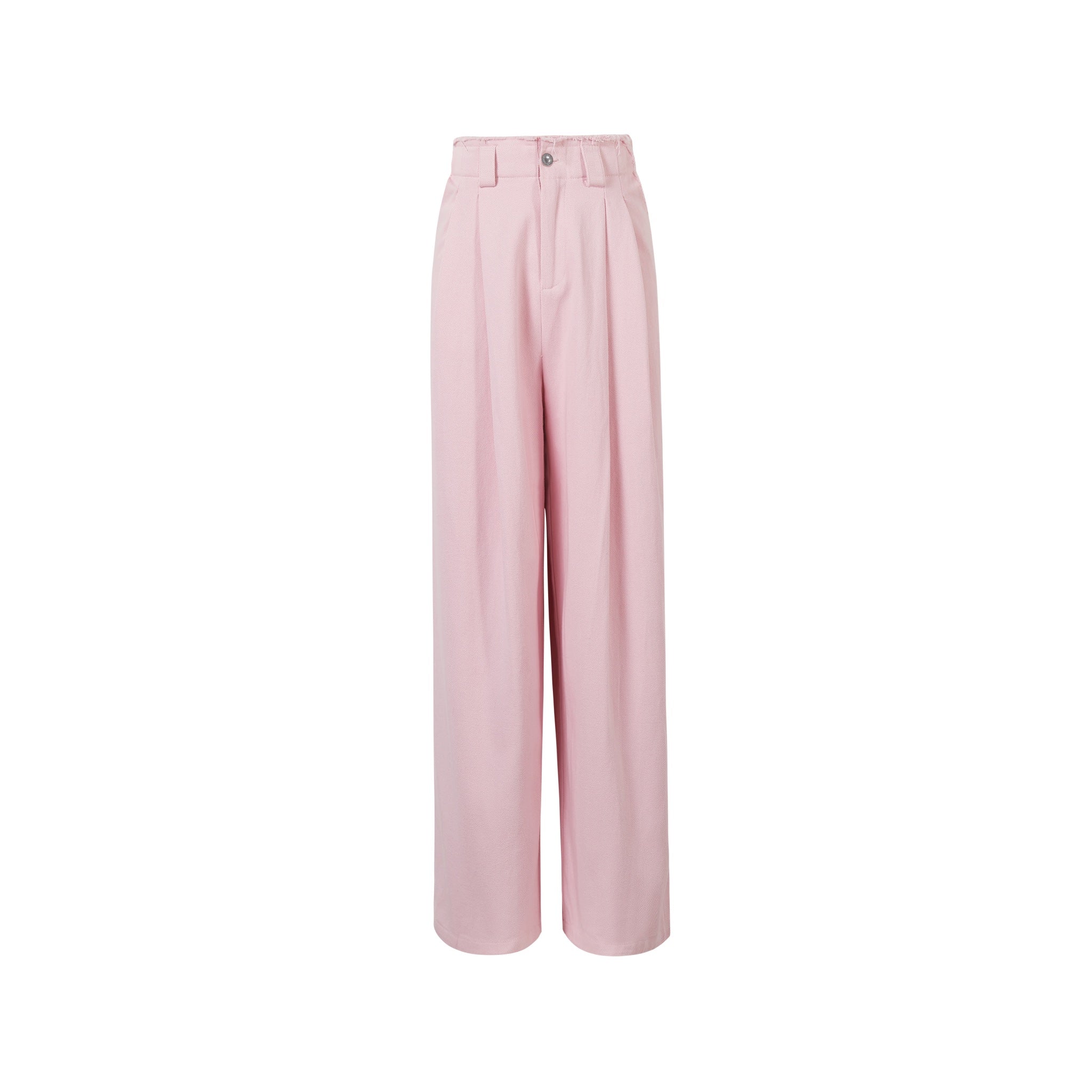 THREE QUARTERS Pink Denim Jeans | MADA IN CHINA