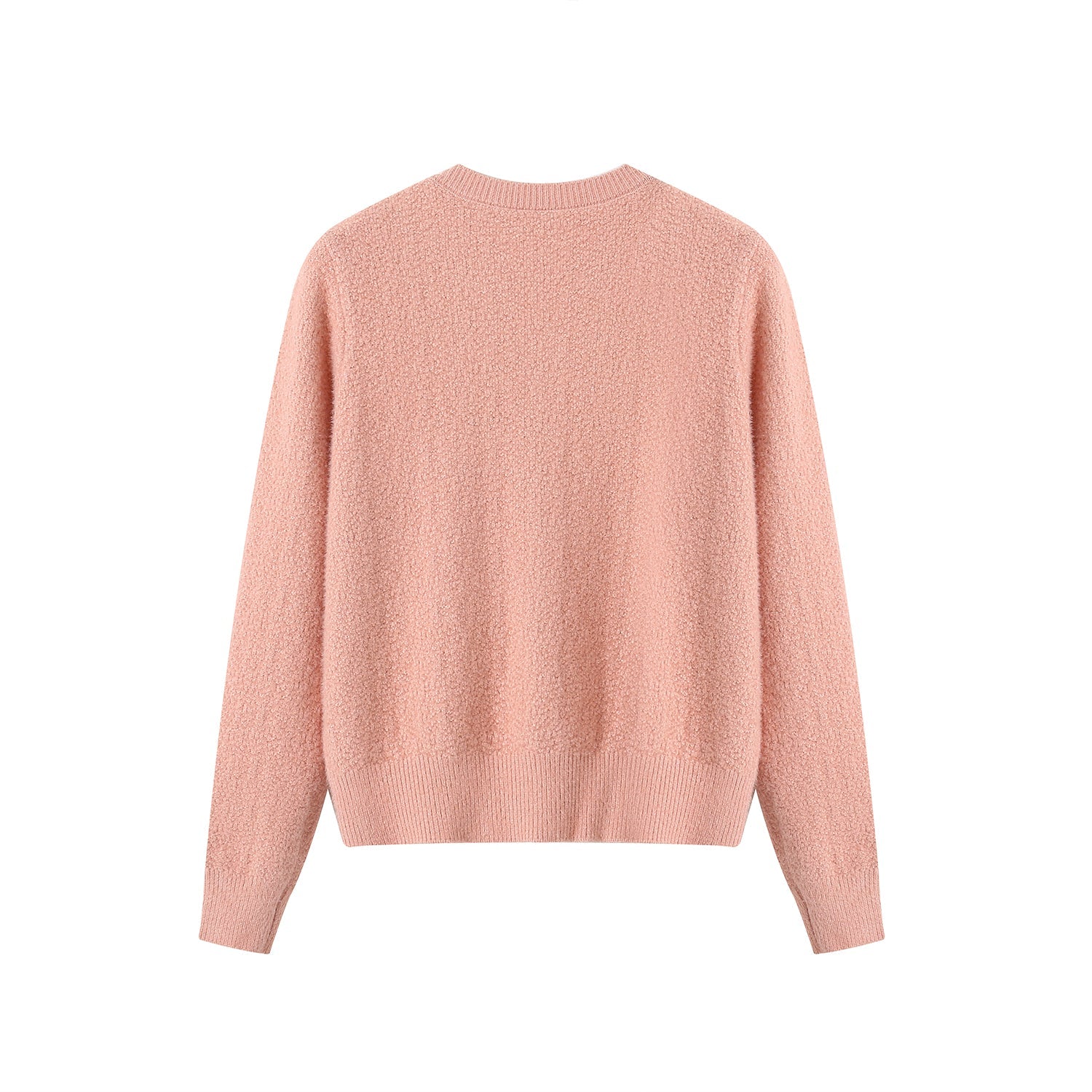 SOMESOWE Pink Drawstring Knit Top | MADA IN CHINA