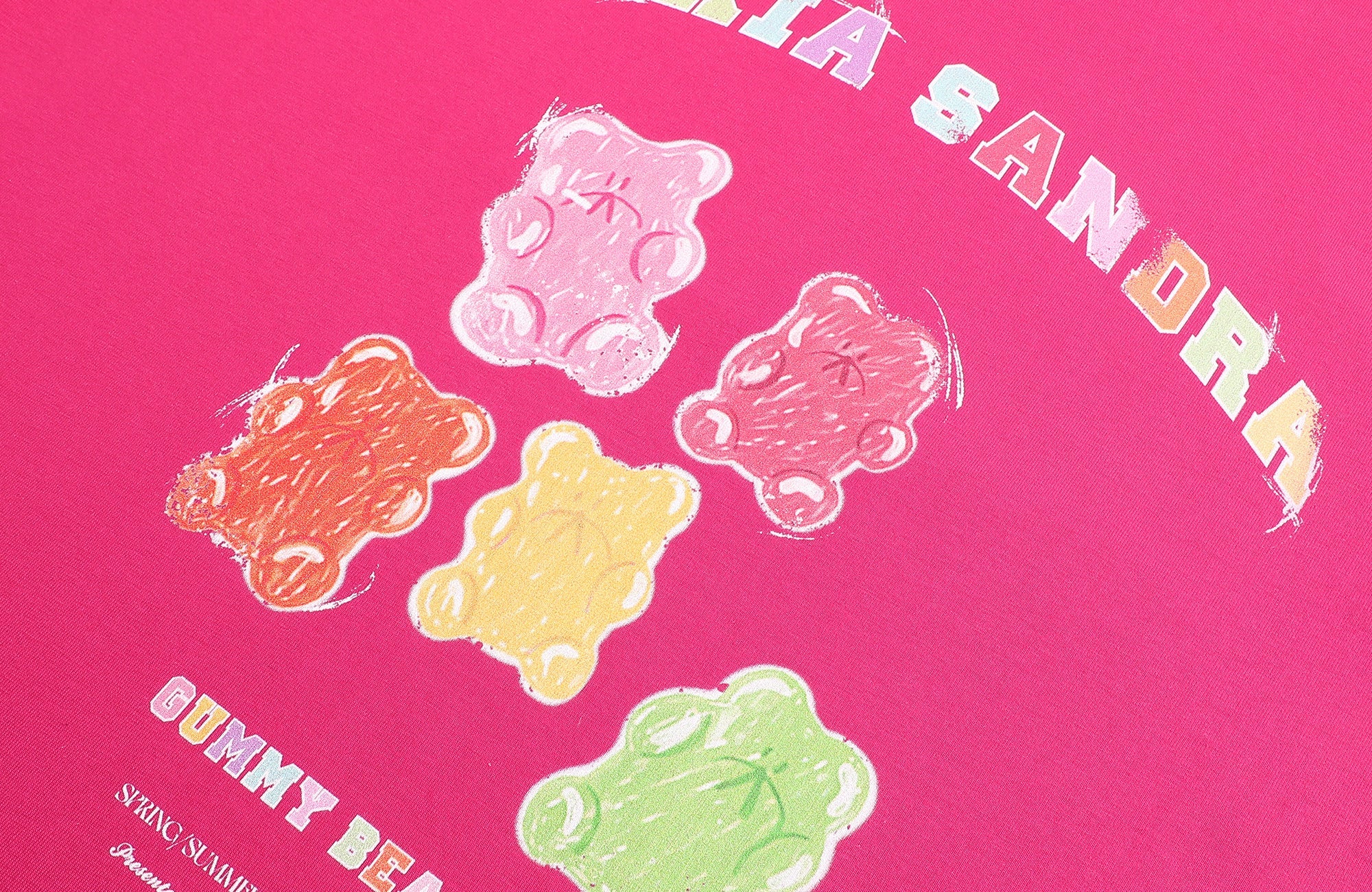 Alexia Sandra Pink Gummy Bear T-Shirt | MADA IN CHINA