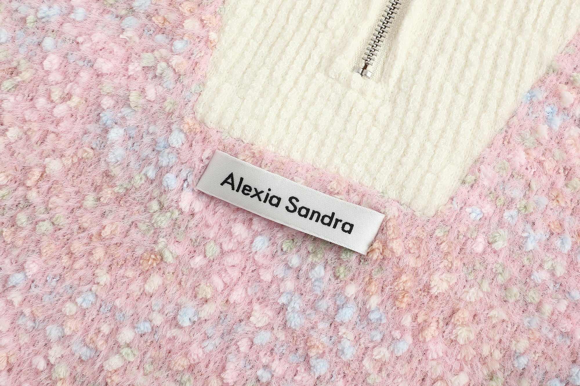 Alexia Sandra Pink Knitted Cardigan Polo | MADA IN CHINA