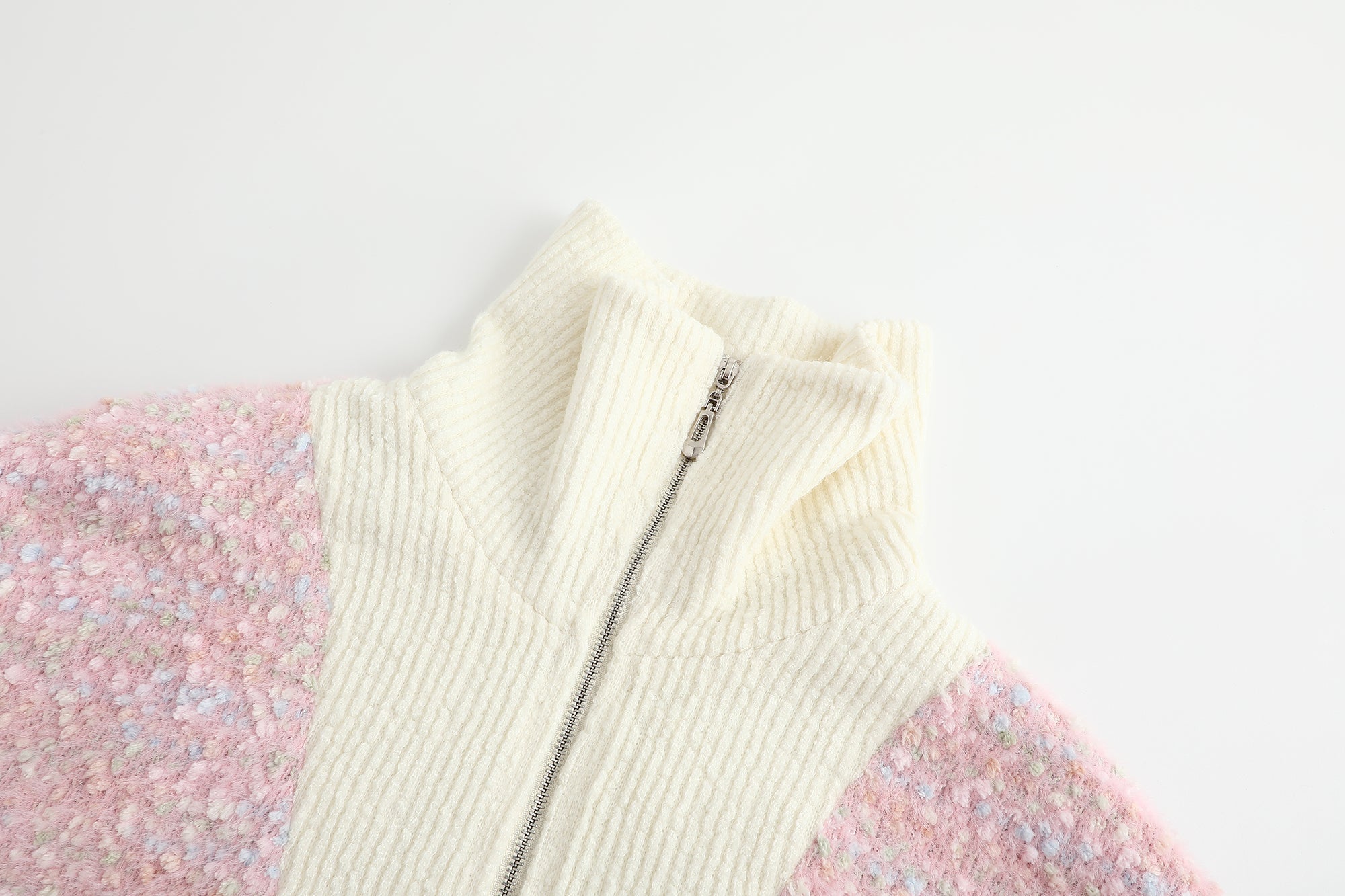 Alexia Sandra Pink Knitted Cardigan Polo | MADA IN CHINA